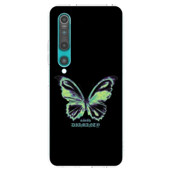 Picasee διαφανής θήκη σιλικόνης Xiaomi Mi 10 - Diamanty Blue