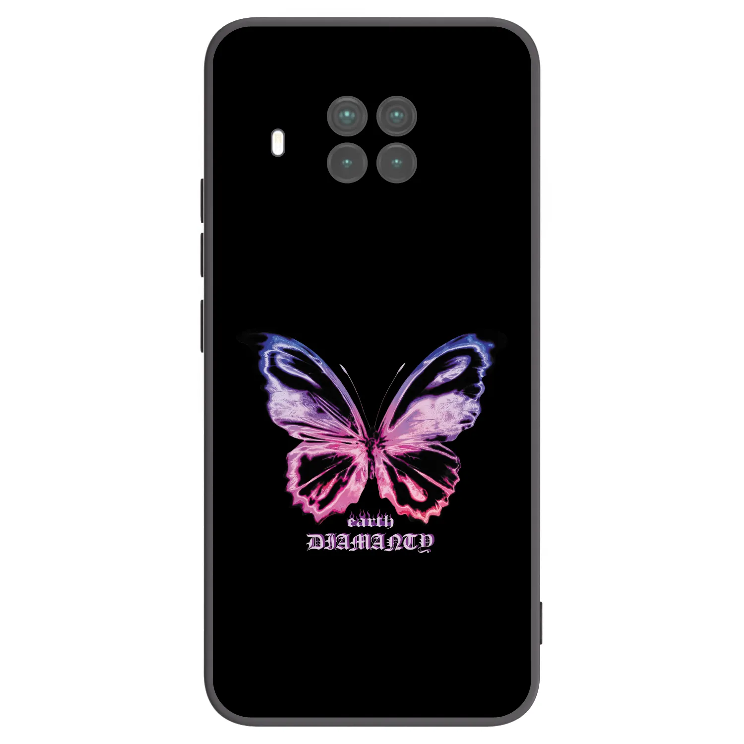 Picasee Μαύρη θήκη σιλικόνης για Xiaomi Mi 10T Lite - Diamanty Purple