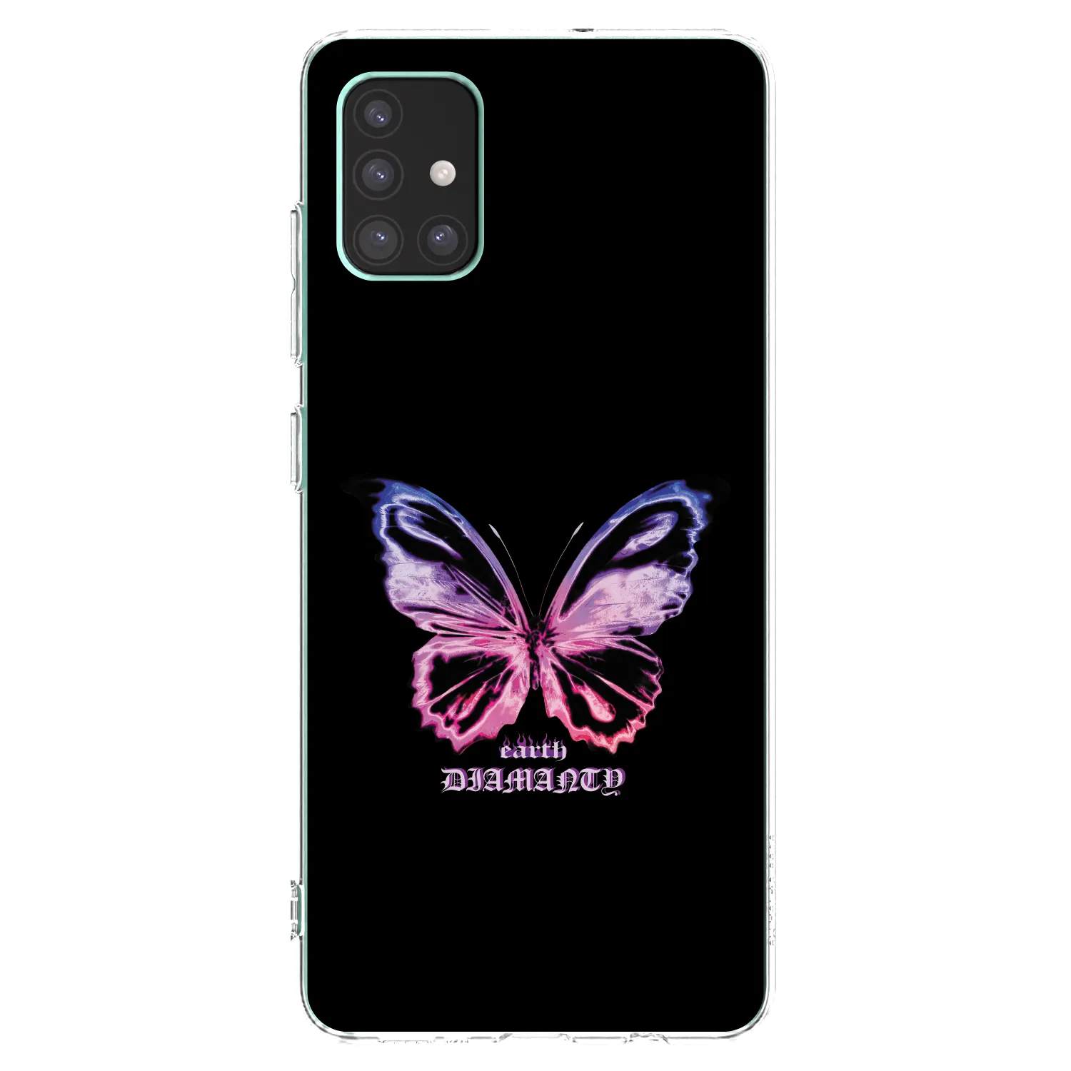 Picasee διαφανής θήκη σιλικόνης Samsung Galaxy M51 M515F - Diamanty Purple
