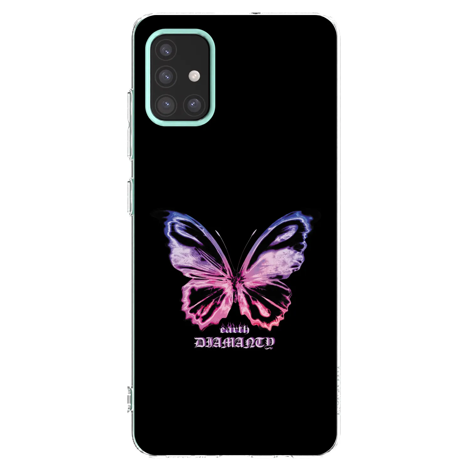 Picasee διαφανής θήκη σιλικόνης Samsung Galaxy M31s - Diamanty Purple