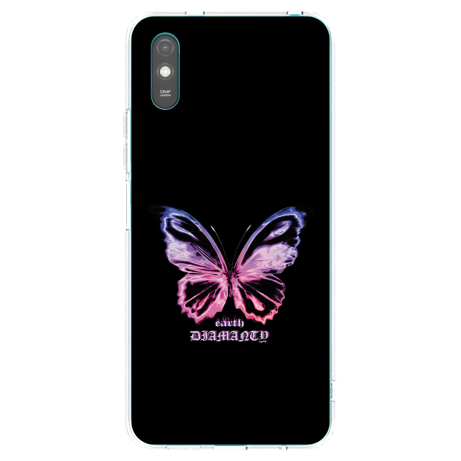 Picasee διαφανής θήκη σιλικόνης Xiaomi Redmi 9AT - Diamanty Purple
