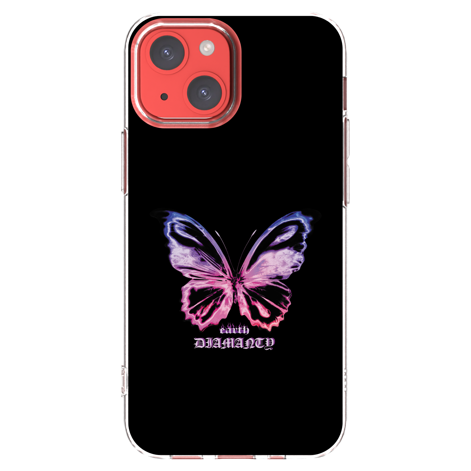 Picasee διαφανής θήκη σιλικόνης Apple iPhone 13 mini - Diamanty Purple