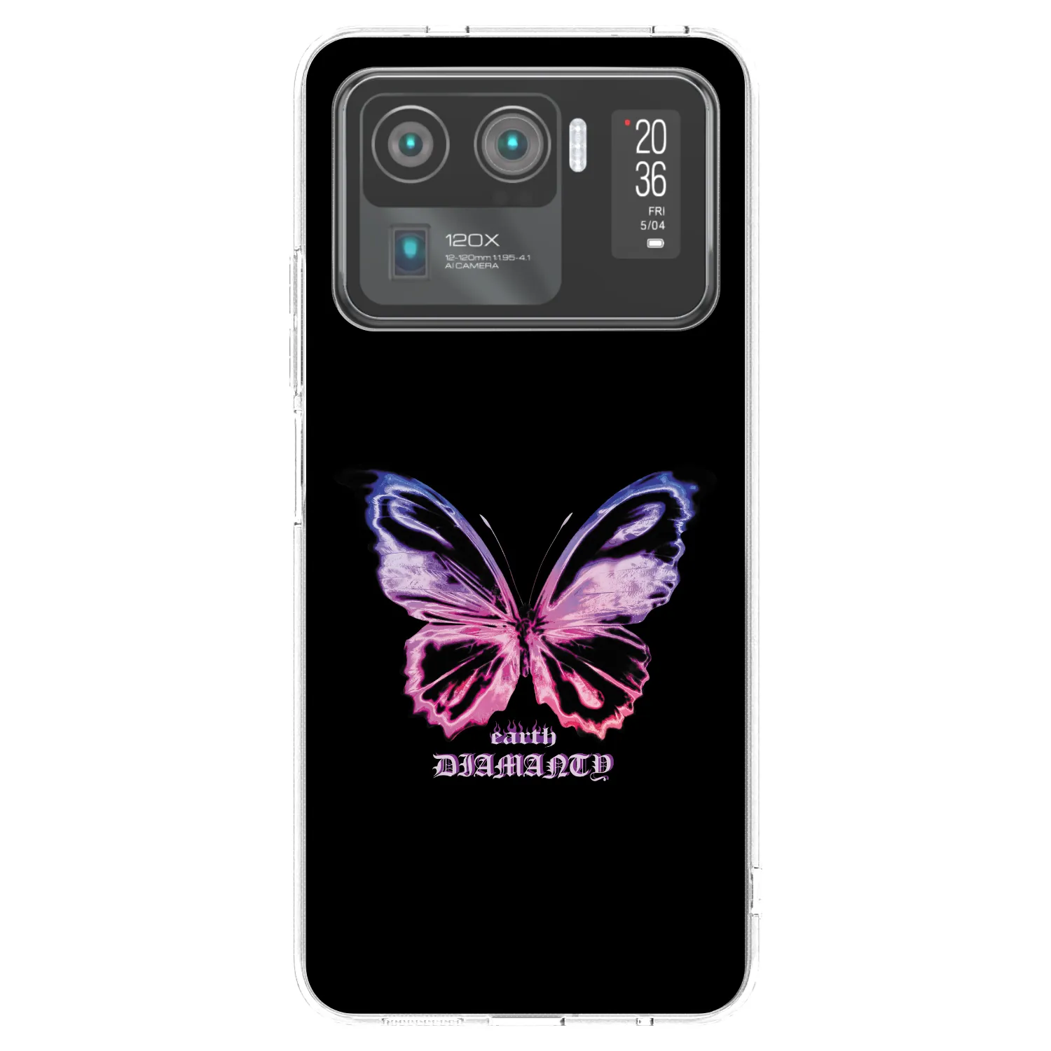 Picasee διαφανής θήκη σιλικόνης Xiaomi Mi 11 Ultra - Diamanty Purple