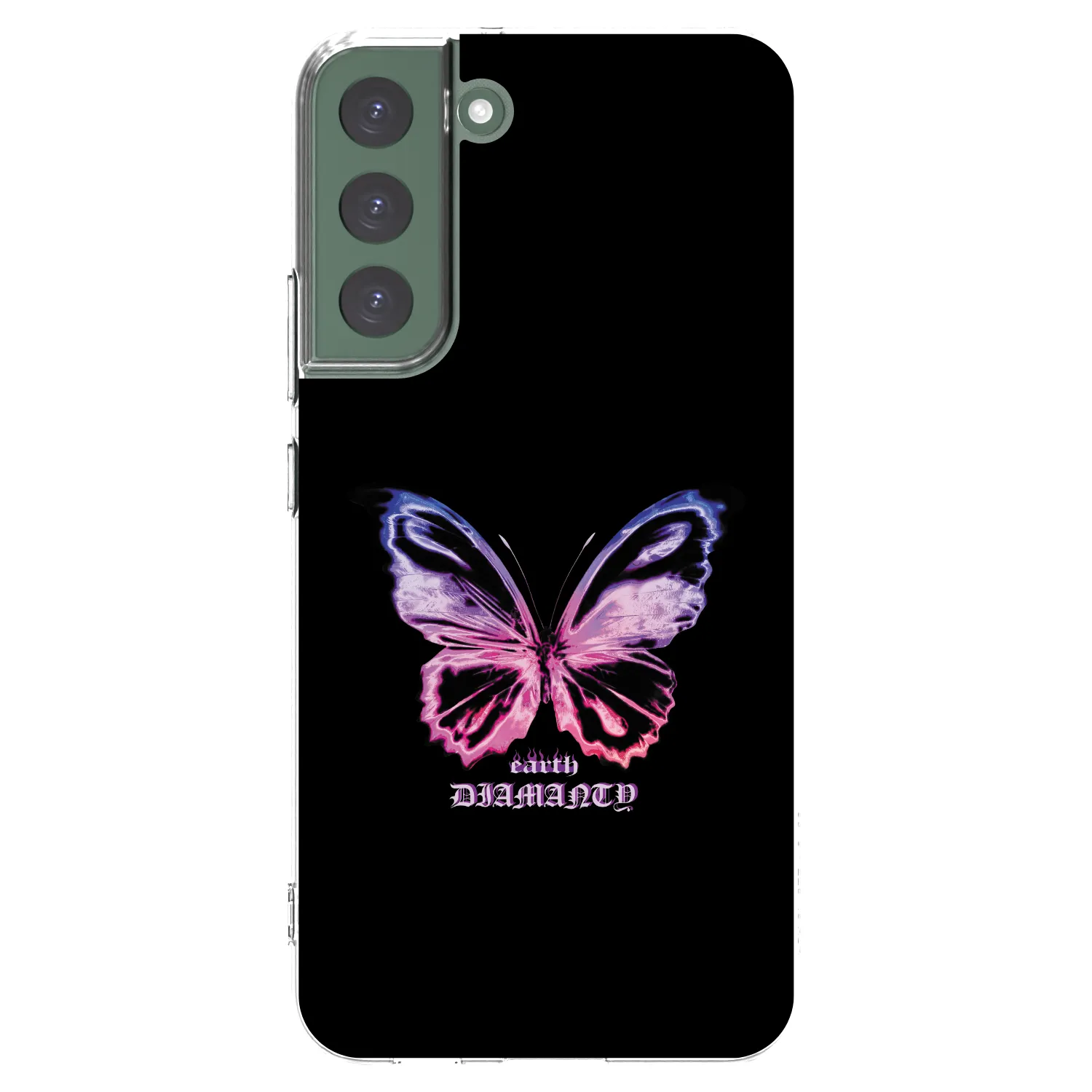 Picasee διαφανής θήκη σιλικόνης Samsung Galaxy S22+ 5G - Diamanty Purple