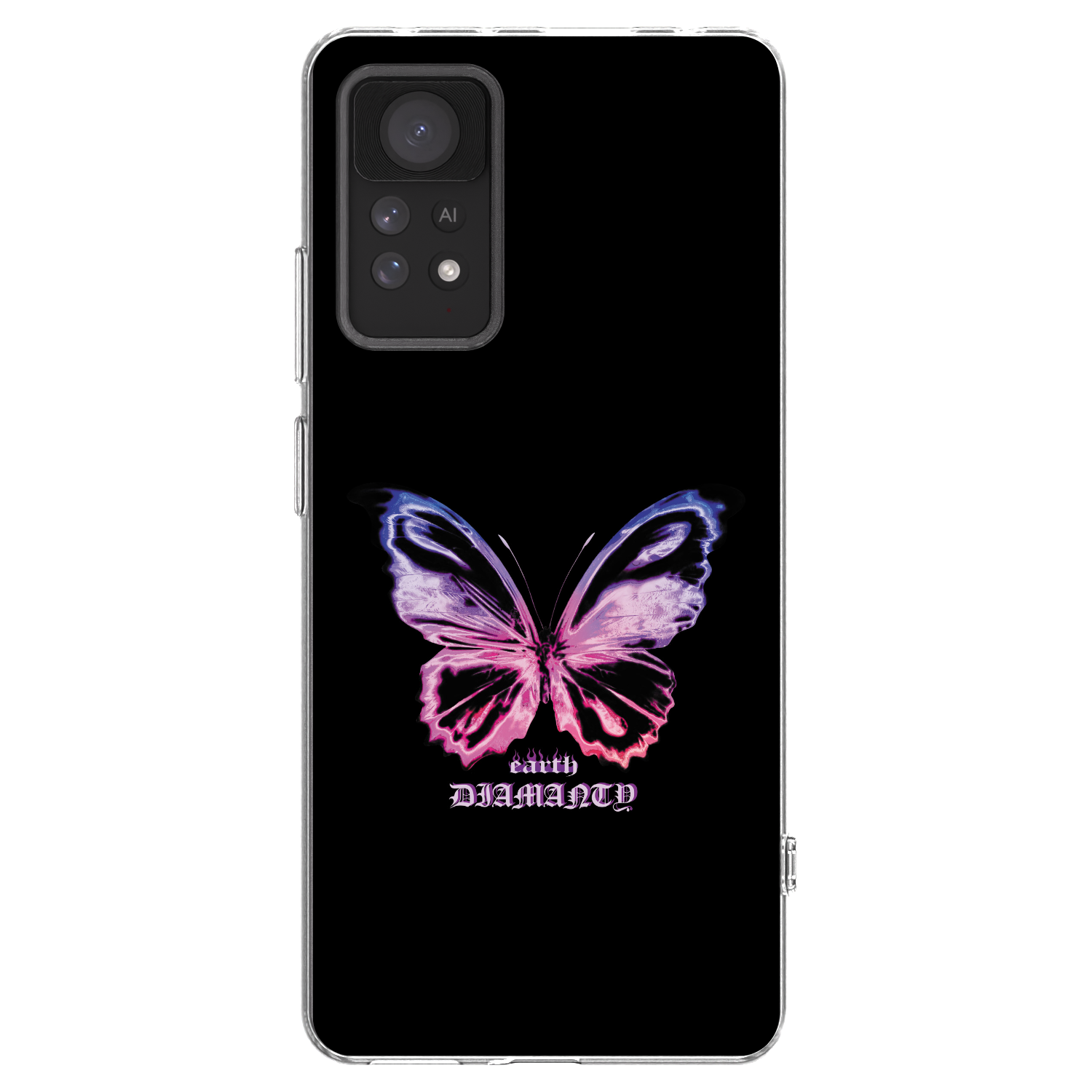 Picasee διαφανής θήκη σιλικόνης Xiaomi Redmi Note 11 Pro 5G - Diamanty Purple