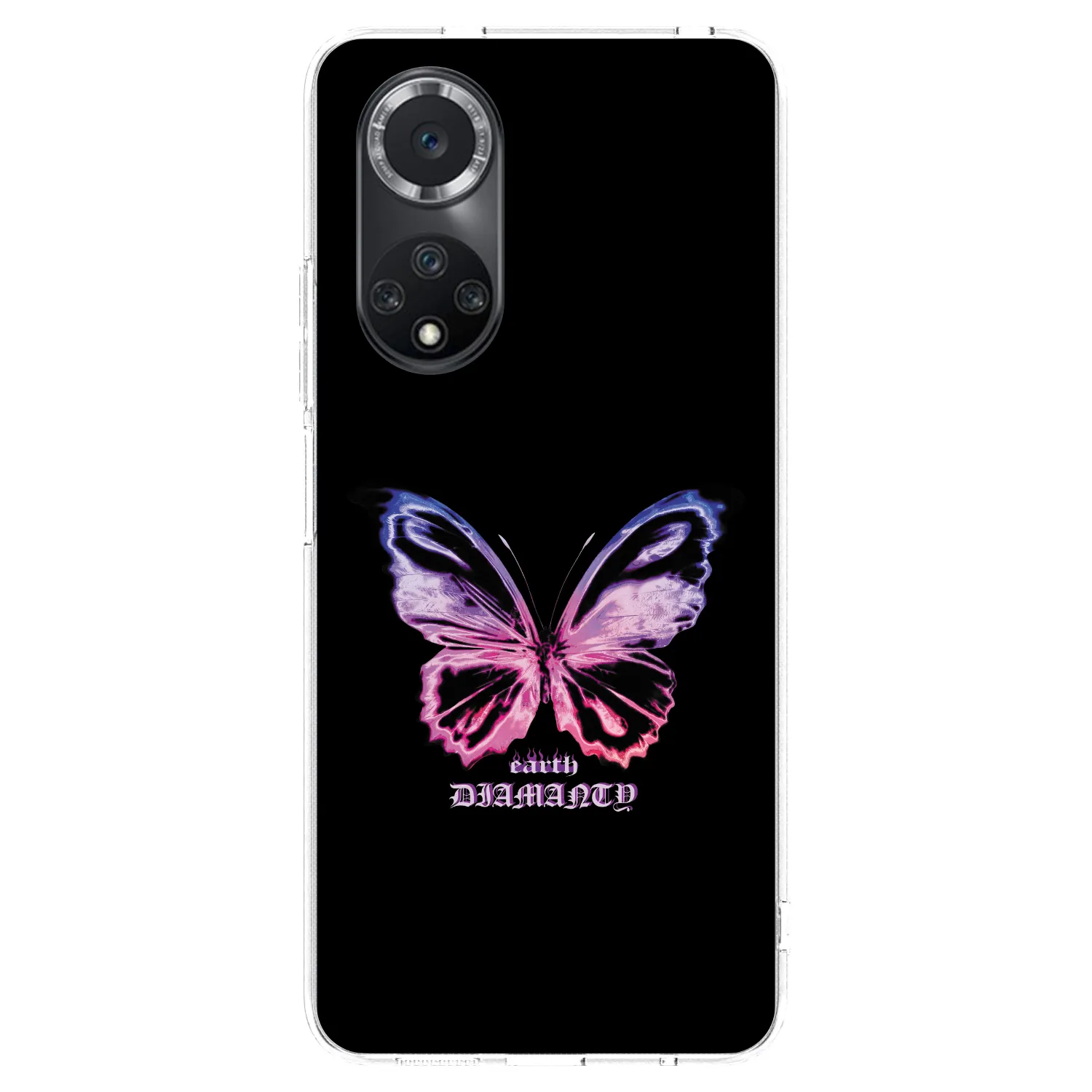 Picasee διαφανής θήκη σιλικόνης Huawei Nova 9 SE - Diamanty Purple