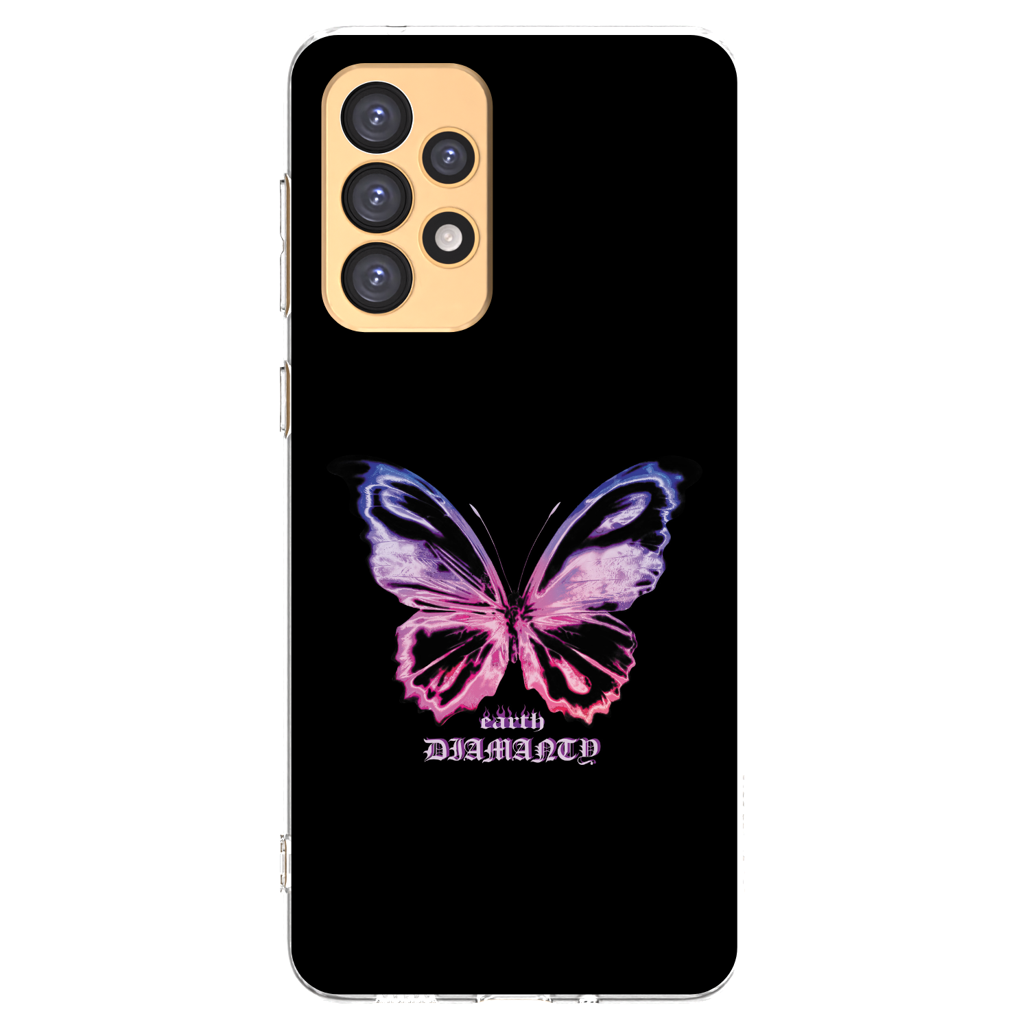 Picasee διαφανής θήκη σιλικόνης Samsung Galaxy A33 5G A336 - Diamanty Purple