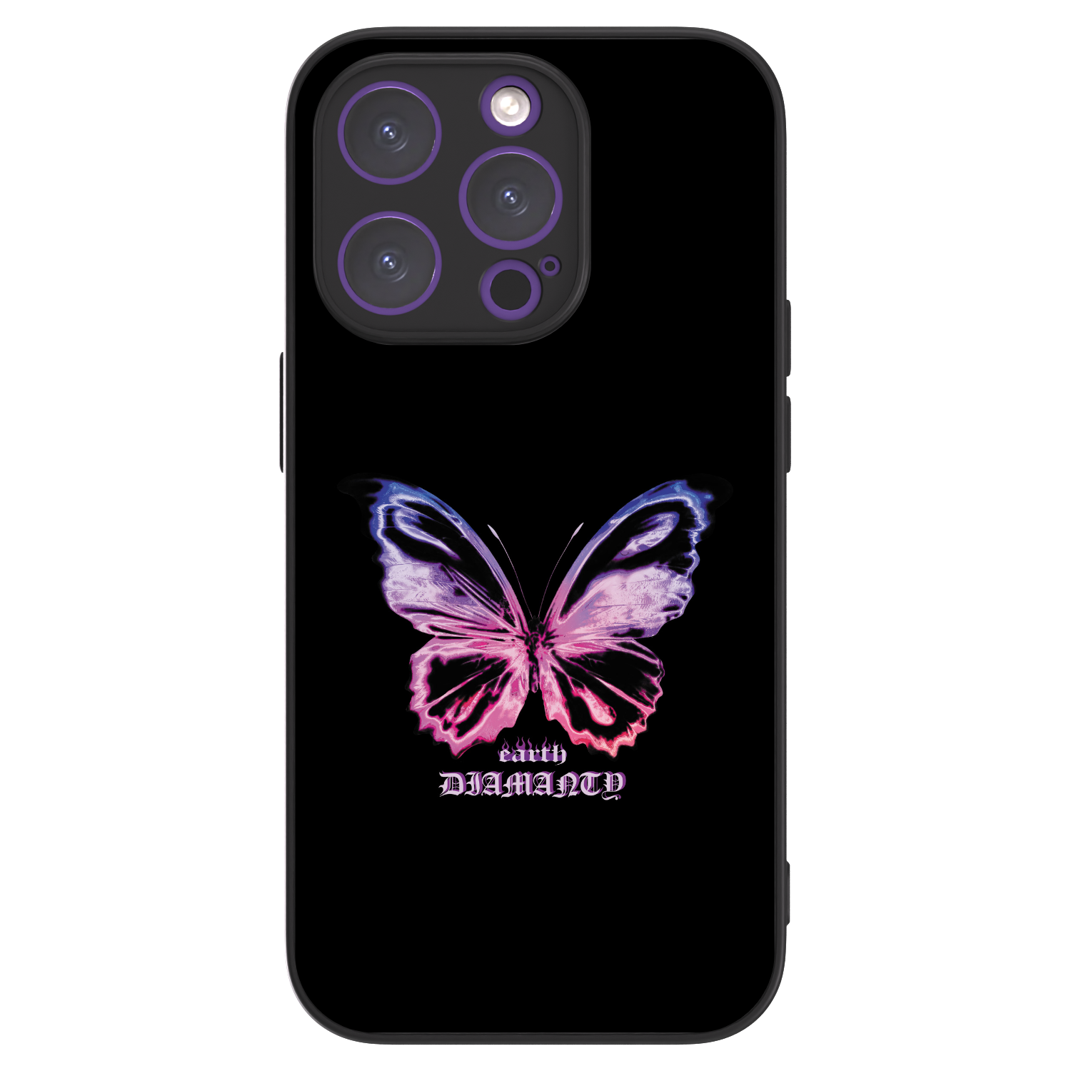 Picasee ULTIMATE CASE για Apple iPhone 14 Pro - Diamanty Purple