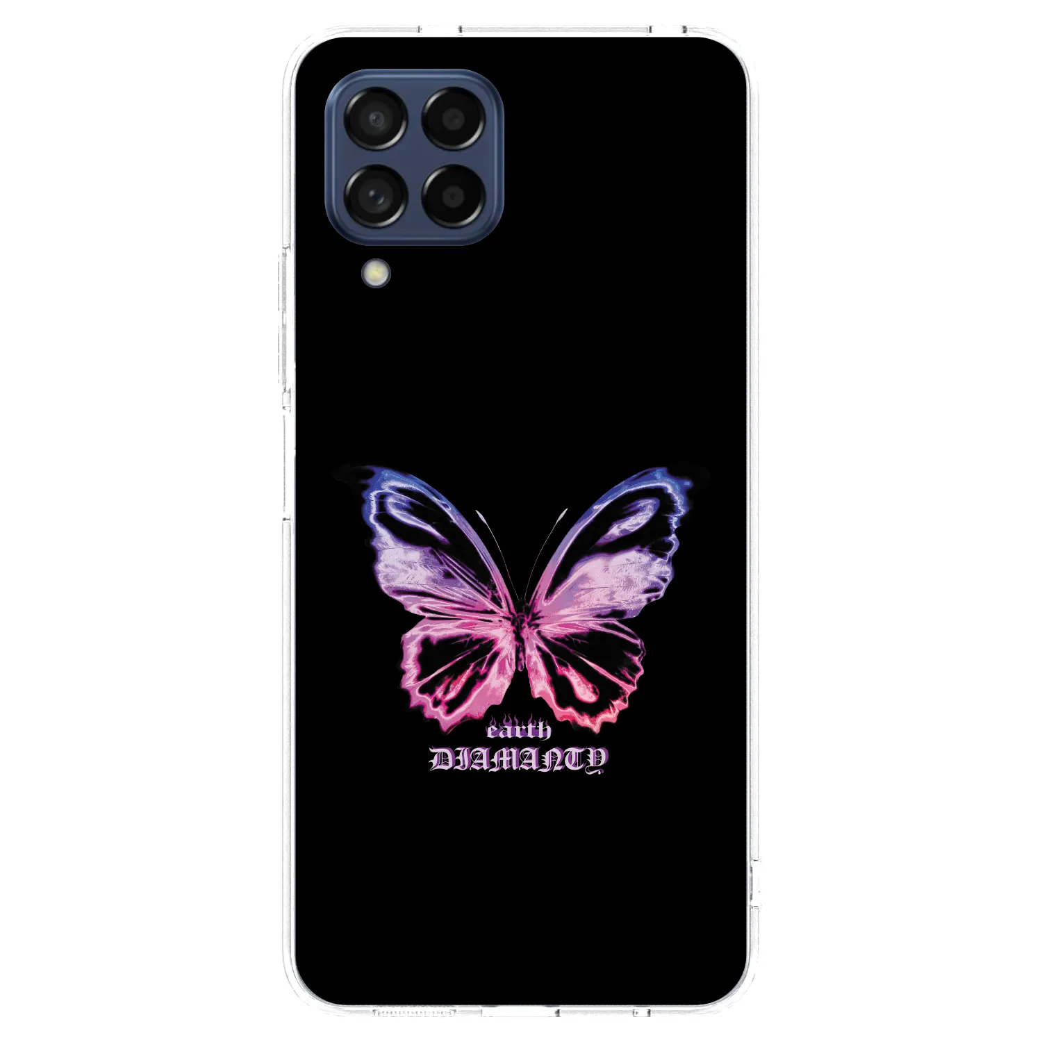 Picasee διαφανής θήκη σιλικόνης Samsung Galaxy M53 5G - Diamanty Purple