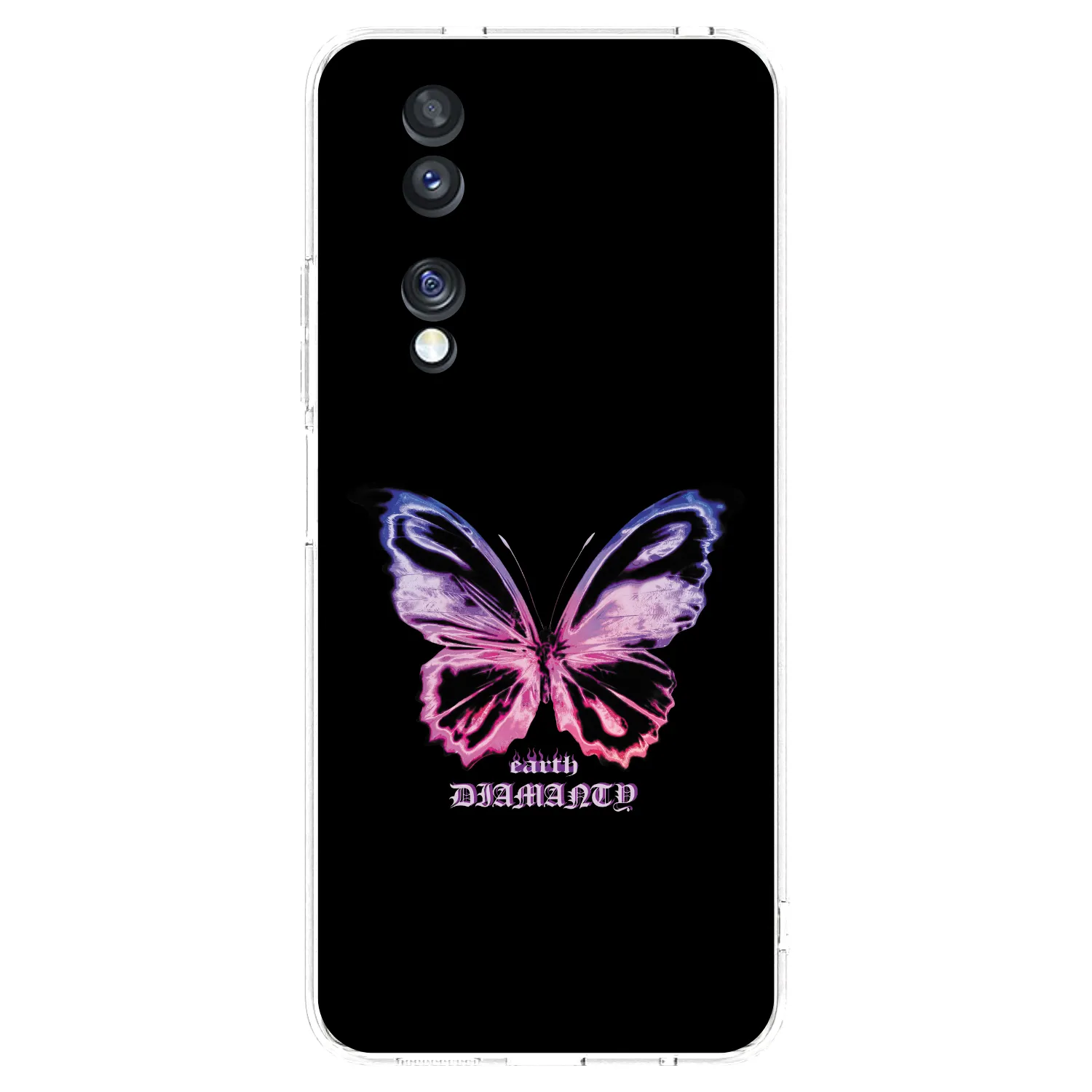 Picasee διαφανής θήκη σιλικόνης Honor 70 - Diamanty Purple