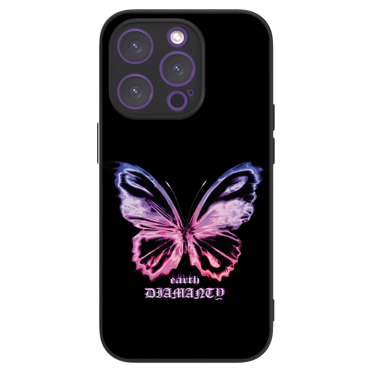 Picasee ULTIMATE CASE MagSafe pro Apple iPhone 14 Pro - Diamanty Purple