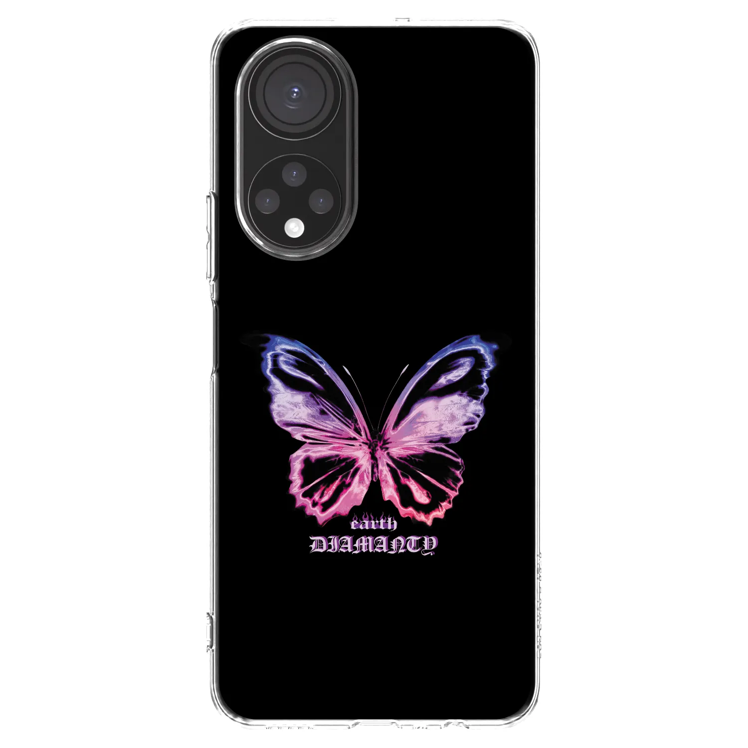 Picasee διαφανής θήκη σιλικόνης Honor X7 - Diamanty Purple