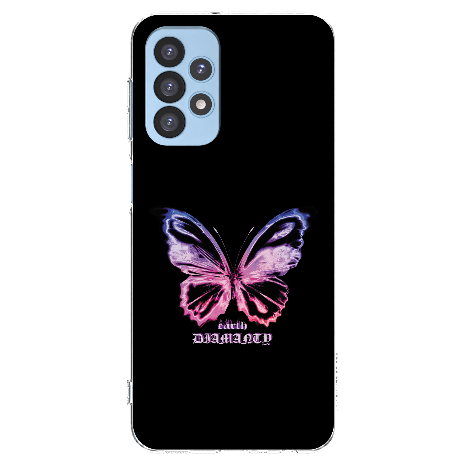 Picasee διαφανής θήκη σιλικόνης Samsung Galaxy A23 A235F 4G - Diamanty Purple