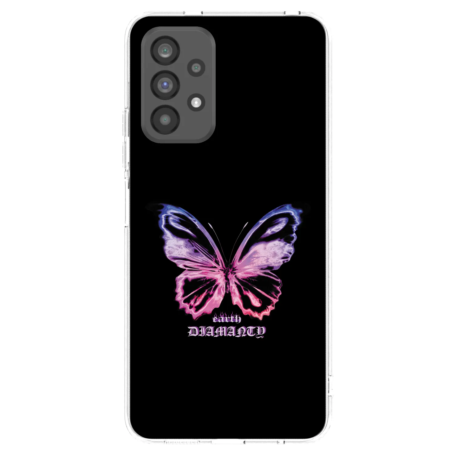 Picasee διαφανής θήκη σιλικόνης Samsung Galaxy A73 5G - Diamanty Purple