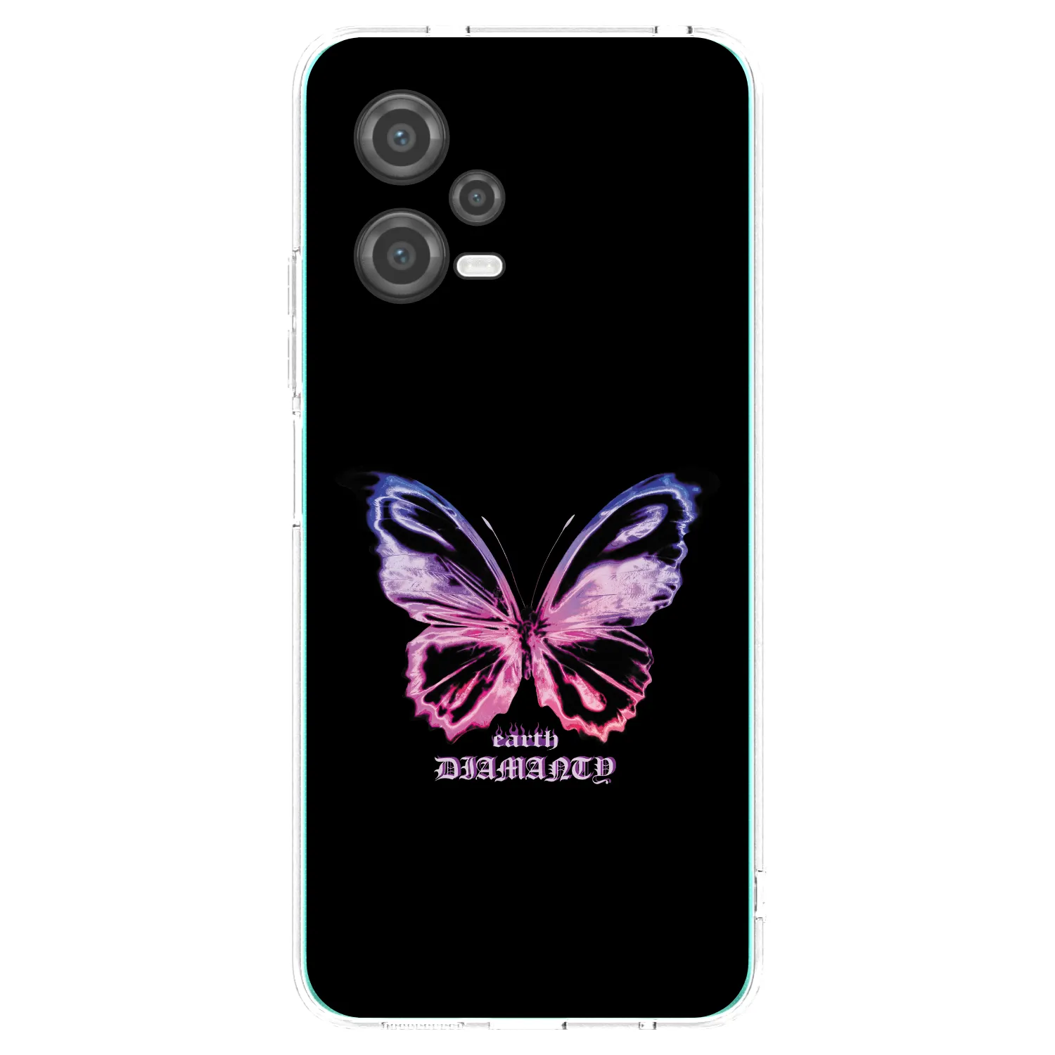 Picasee διαφανής θήκη σιλικόνης Xiaomi Poco X5 - Diamanty Purple