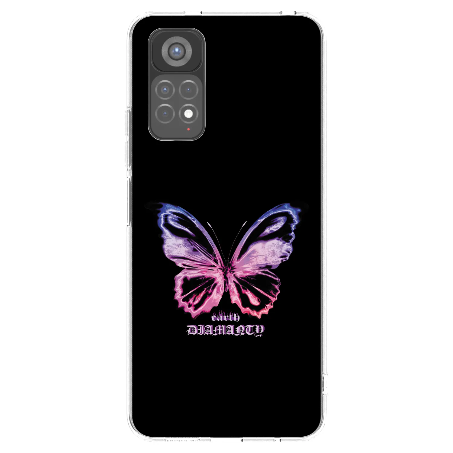 Picasee διαφανής θήκη σιλικόνης Xiaomi Redmi Note 11S 5G - Diamanty Purple