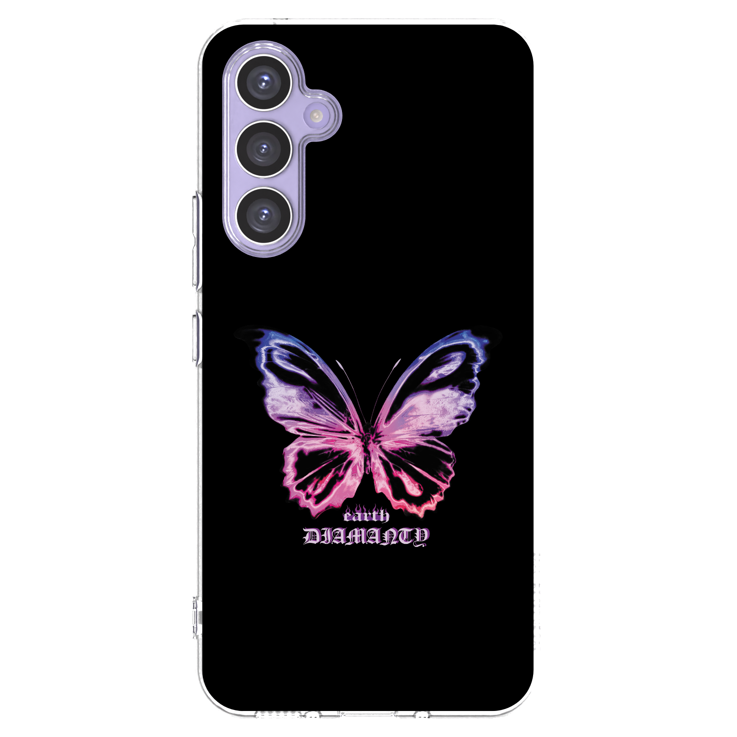 Picasee διαφανής θήκη σιλικόνης Samsung Galaxy A54 5G A546B - Diamanty Purple