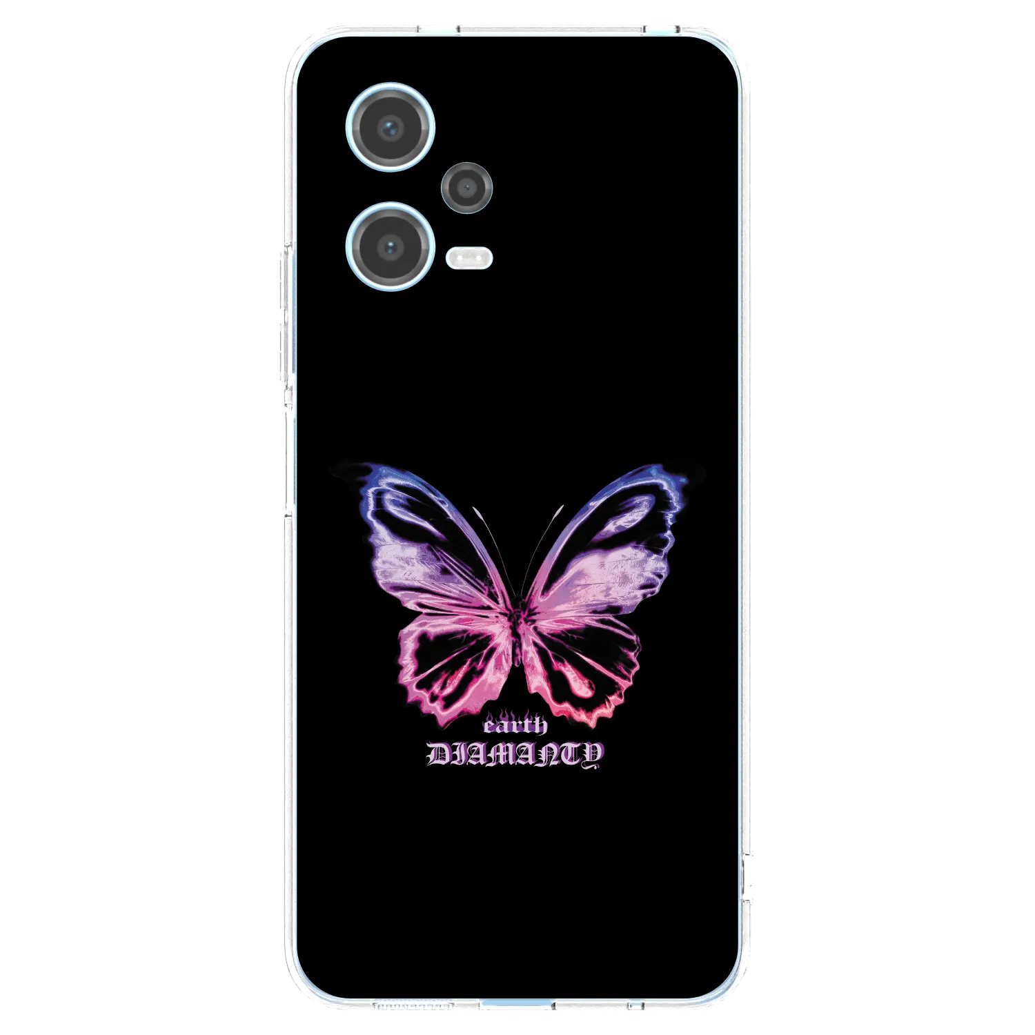 Picasee διαφανής θήκη σιλικόνης Xiaomi Redmi Note 12 5G - Diamanty Purple