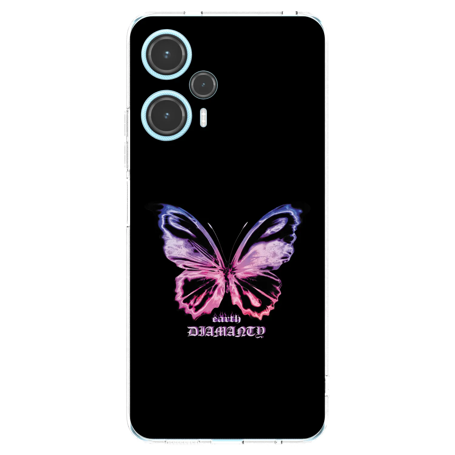 Picasee διαφανής θήκη σιλικόνης Xiaomi Poco F5 - Diamanty Purple