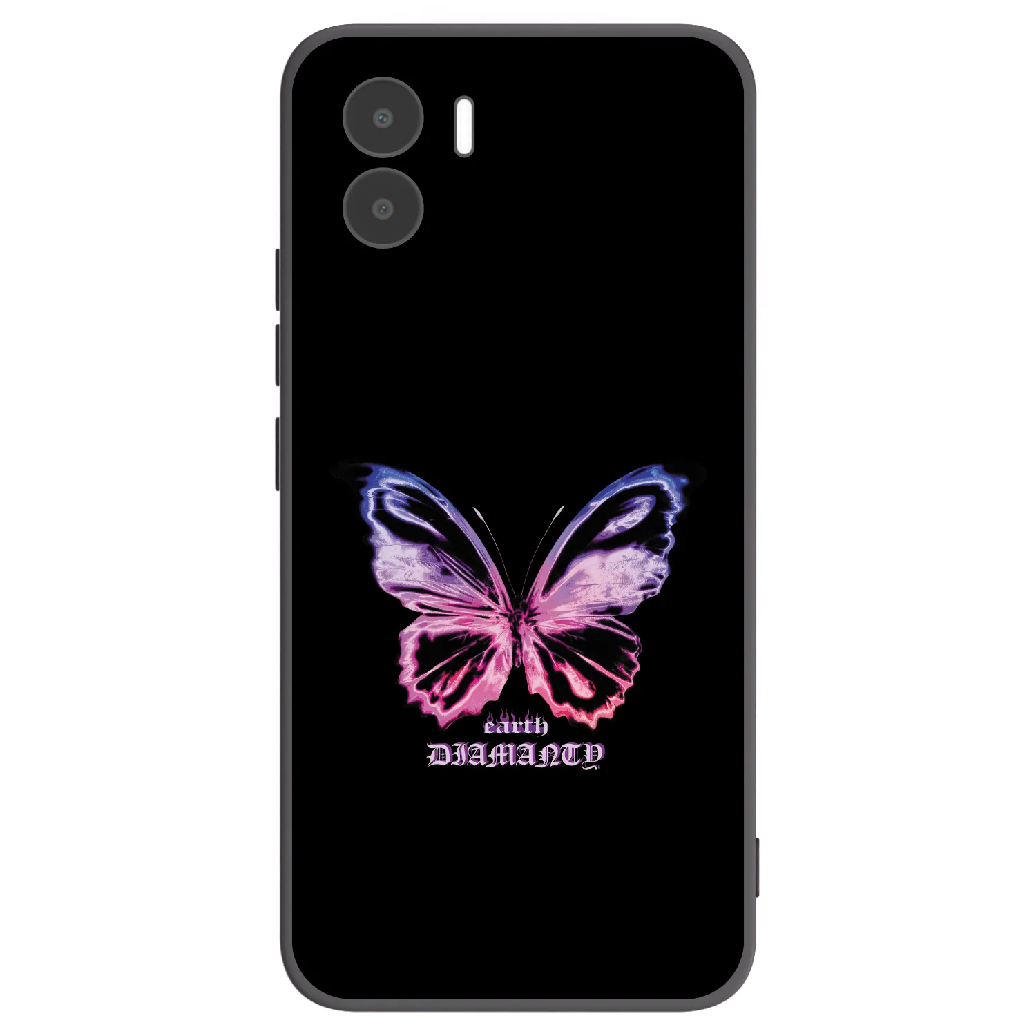 Picasee Μαύρη θήκη σιλικόνης για Xiaomi Redmi A2 - Diamanty Purple