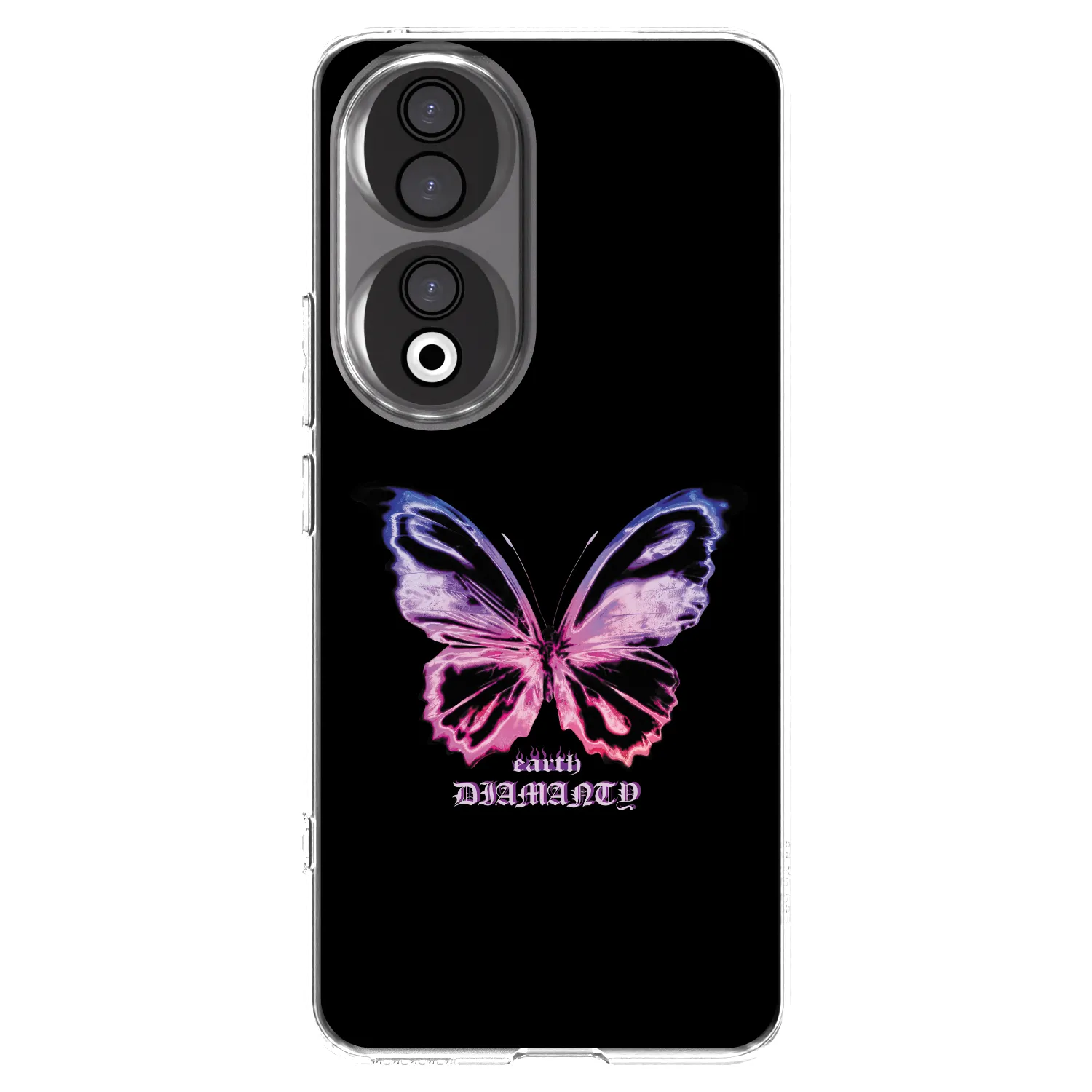 Picasee διαφανής θήκη σιλικόνης Honor 90 5G - Diamanty Purple