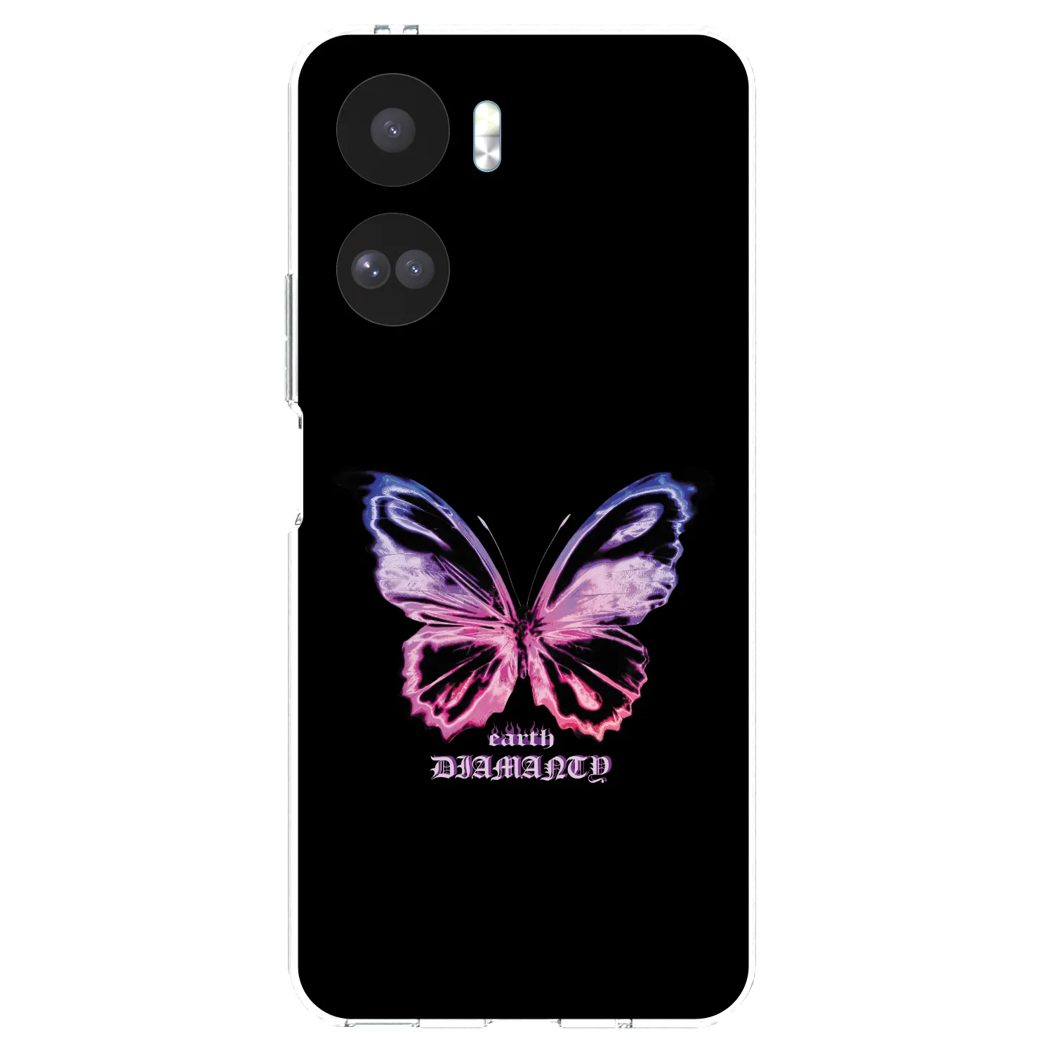 Picasee διαφανής θήκη σιλικόνης Honor 90 Lite 5G - Diamanty Purple