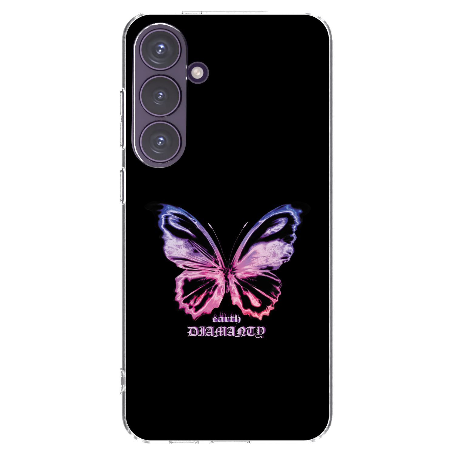 Picasee διαφανής θήκη σιλικόνης Samsung Galaxy S24+ S926B 5G - Diamanty Purple