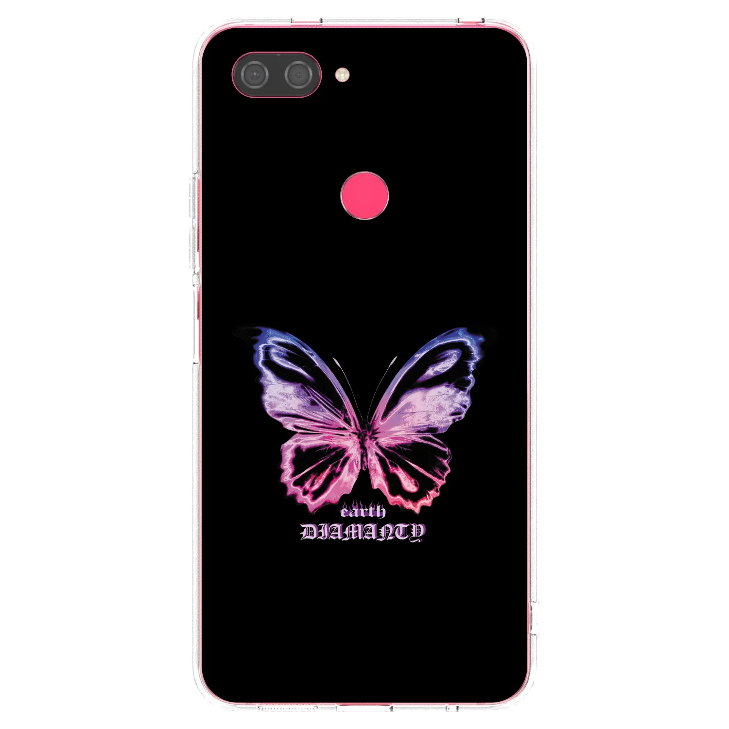 Picasee διαφανής θήκη σιλικόνης Xiaomi Mi 8 Lite - Diamanty Purple