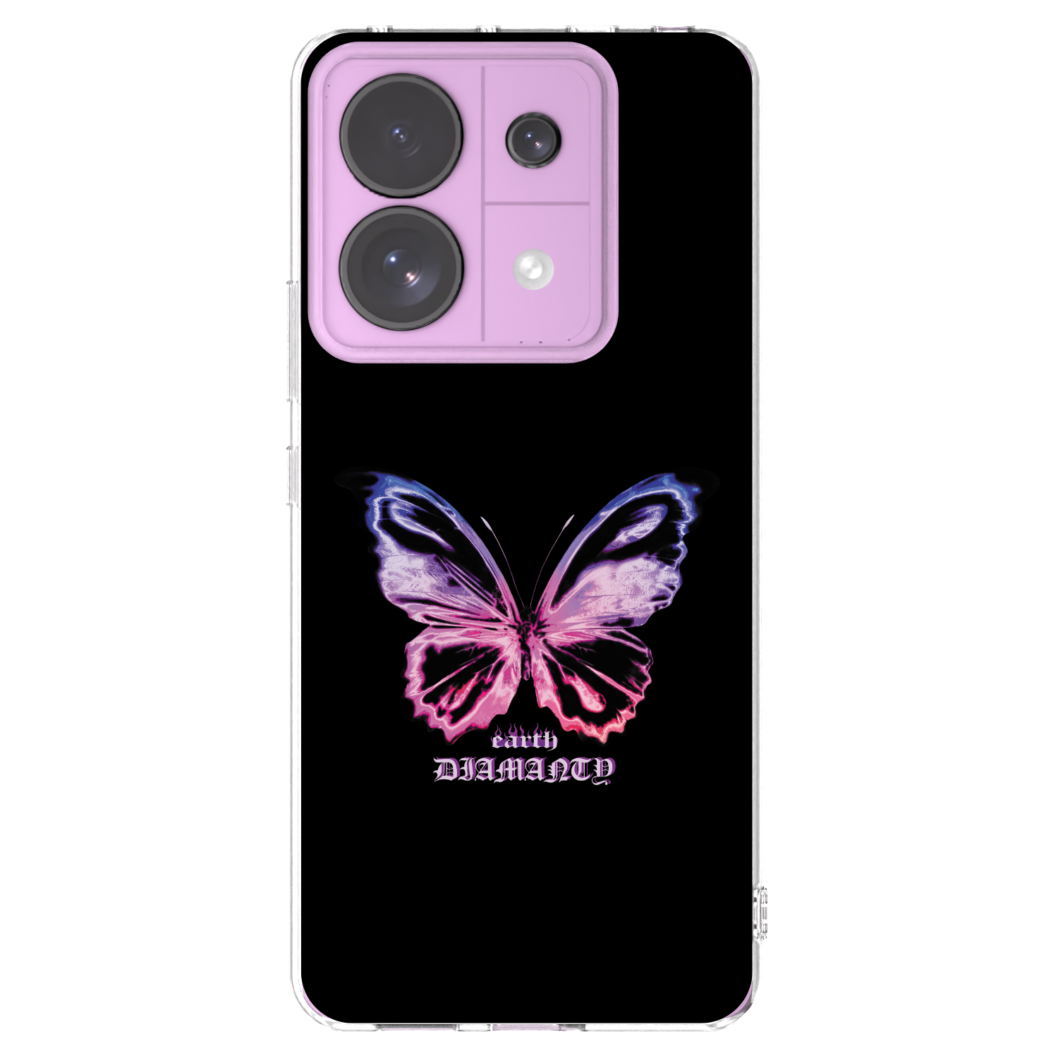 Picasee διαφανής θήκη σιλικόνης Xiaomi Redmi Note 13 Pro 5G - Diamanty Purple
