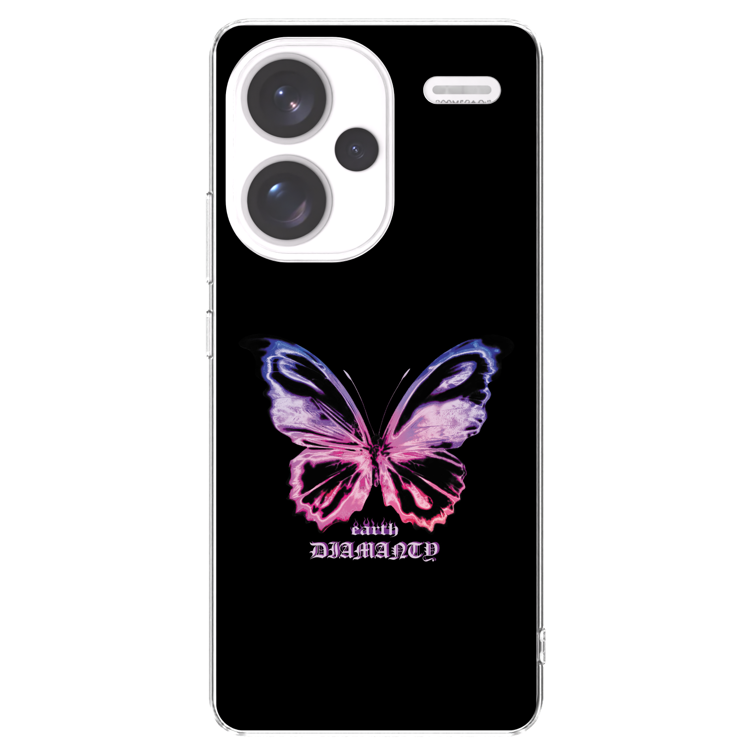 Picasee διαφανής θήκη σιλικόνης Xiaomi Redmi Note 13 Pro+ 5G - Diamanty Purple