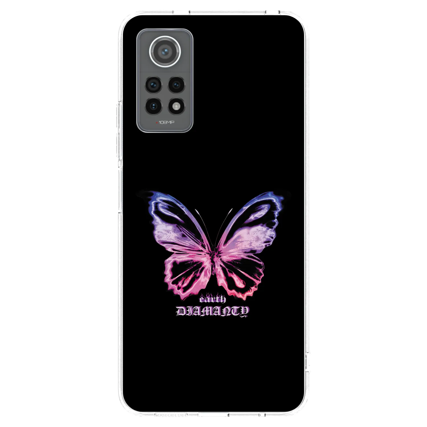 Picasee διαφανής θήκη σιλικόνης Xiaomi Redmi Note 12 Pro 4G - Diamanty Purple