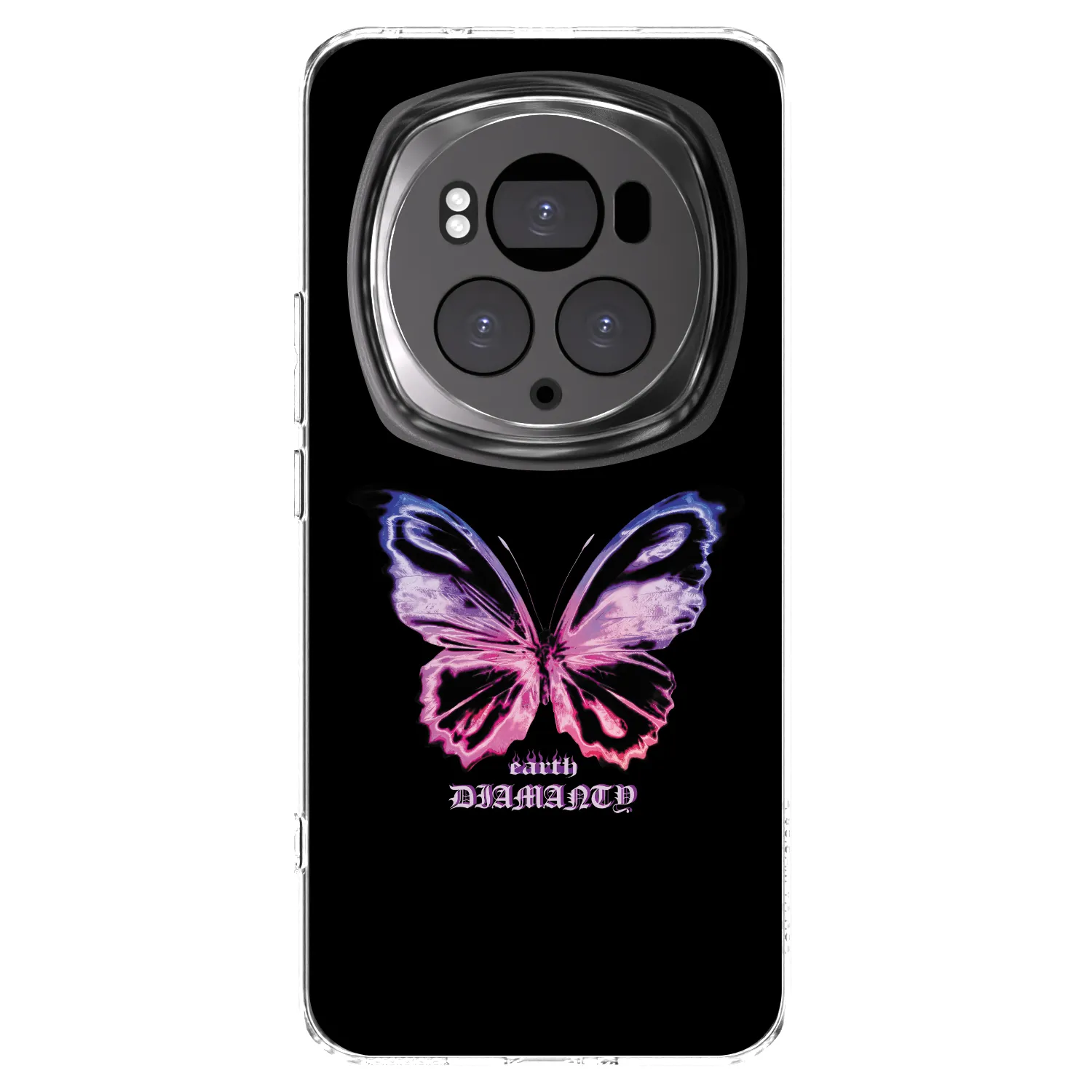 Picasee διαφανής θήκη σιλικόνης Honor Magic6 Pro - Diamanty Purple
