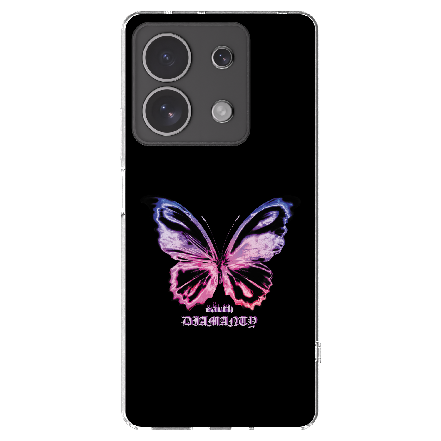 Picasee διαφανής θήκη σιλικόνης Xiaomi Redmi Note 13 4G - Diamanty Purple