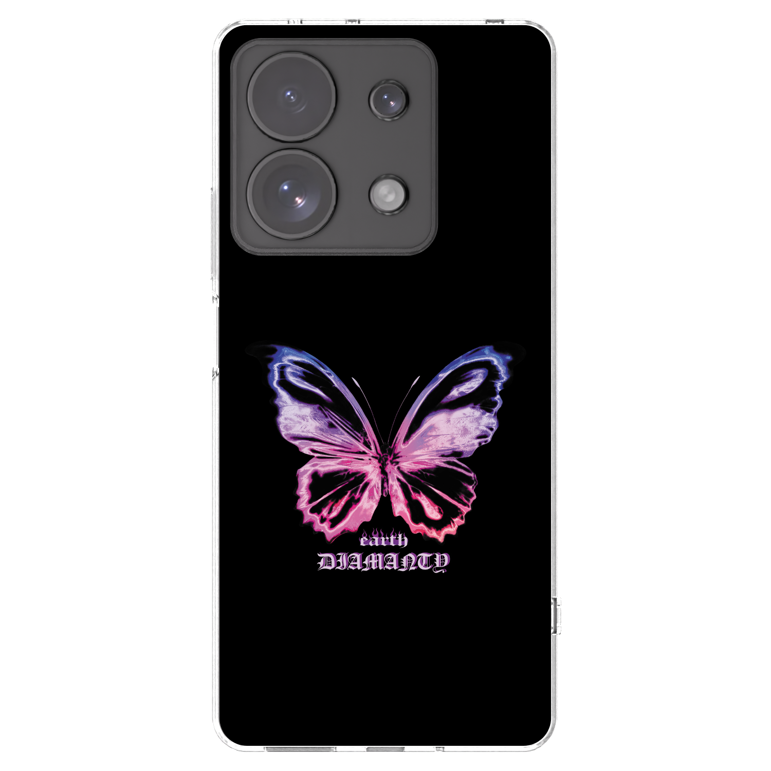 Picasee διαφανής θήκη σιλικόνης Xiaomi Redmi Note 13 Pro 4G - Diamanty Purple