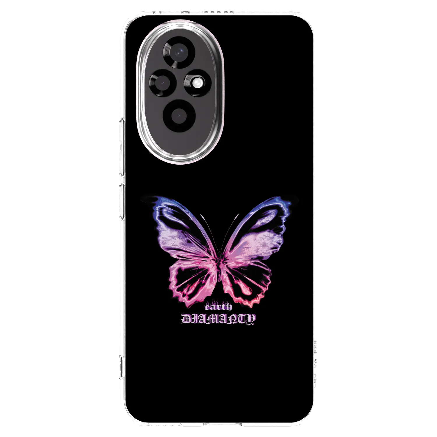 Picasee διαφανής θήκη σιλικόνης Honor 200 5G - Diamanty Purple