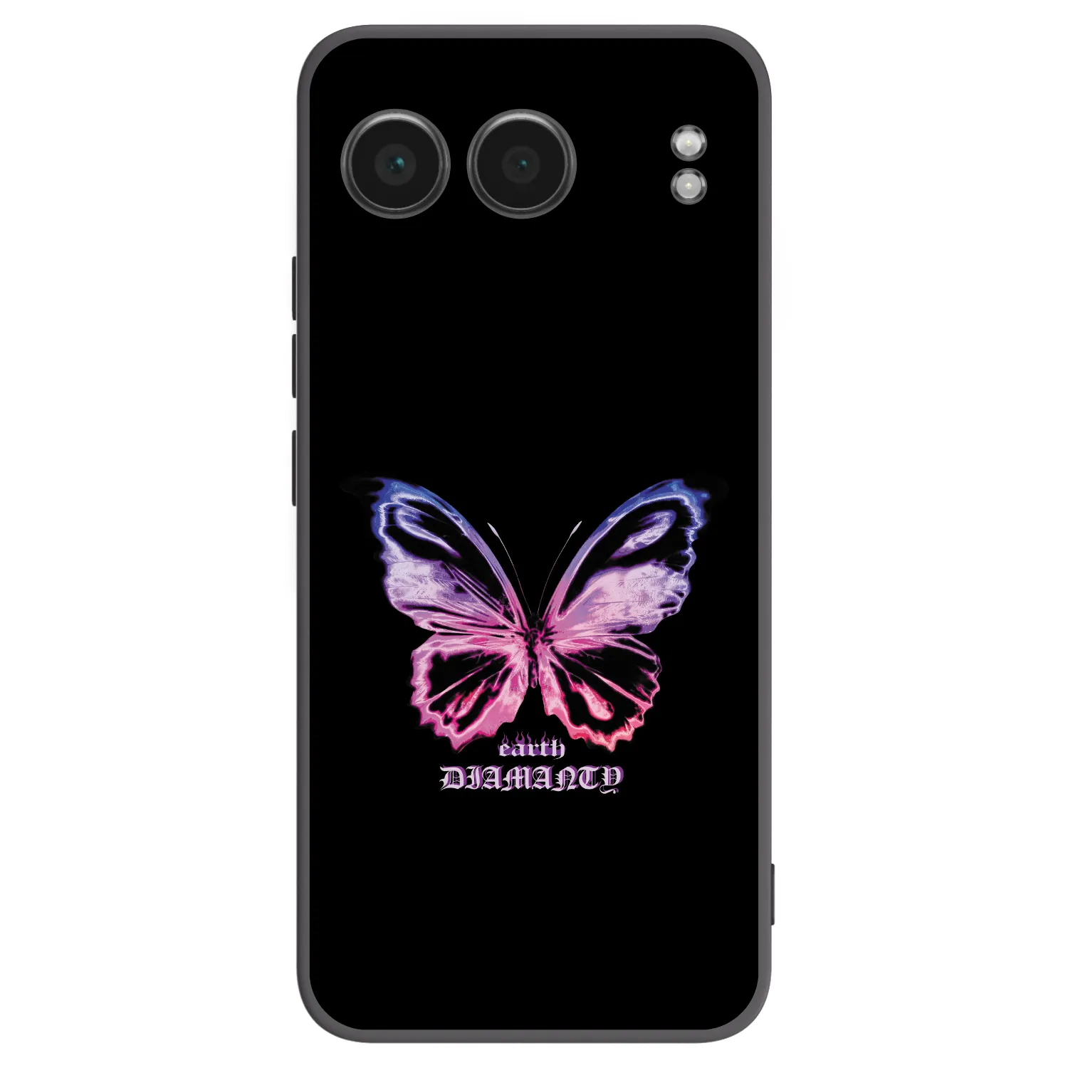 Picasee Μαύρη θήκη σιλικόνης για OnePlus Nord 4 - Diamanty Purple