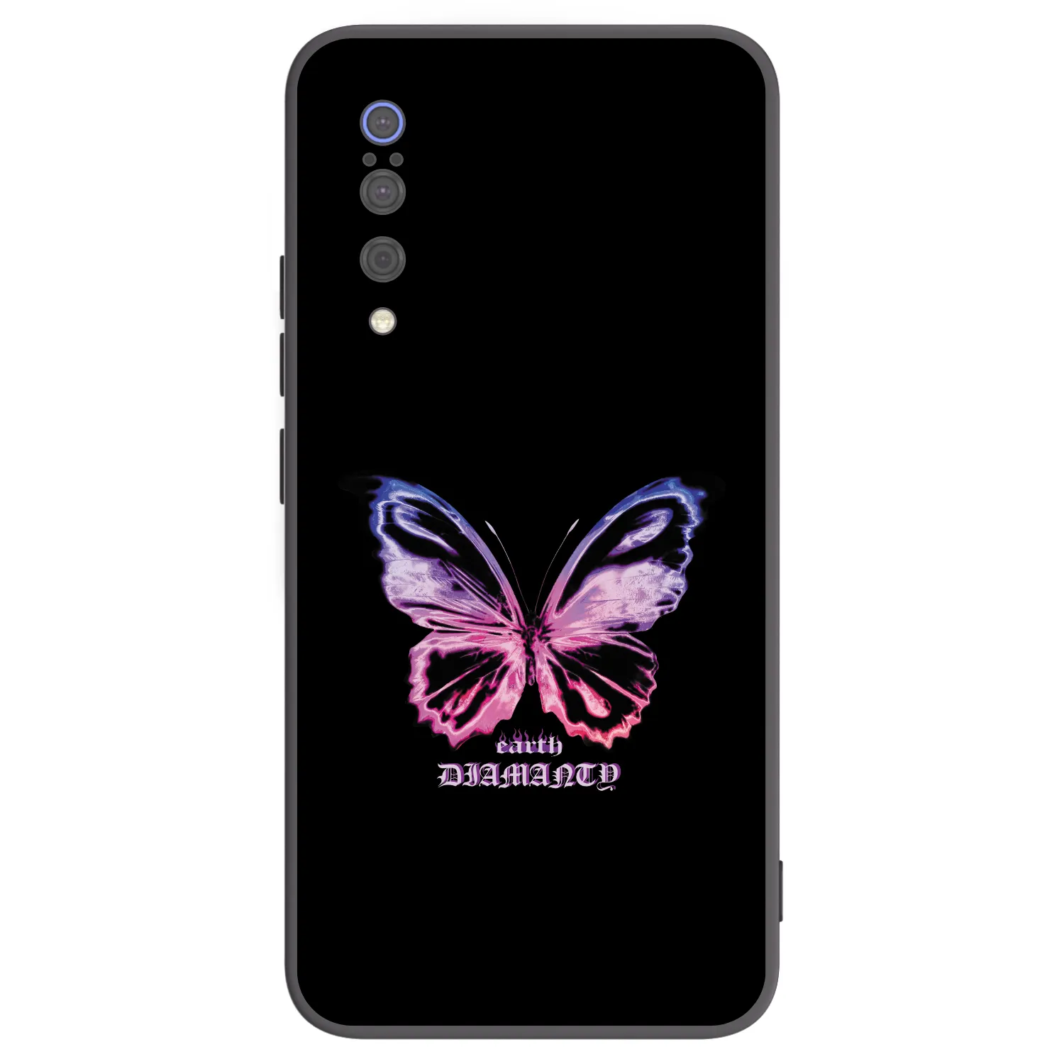 Picasee Μαύρη θήκη σιλικόνης για Xiaomi Mi 9 - Diamanty Purple