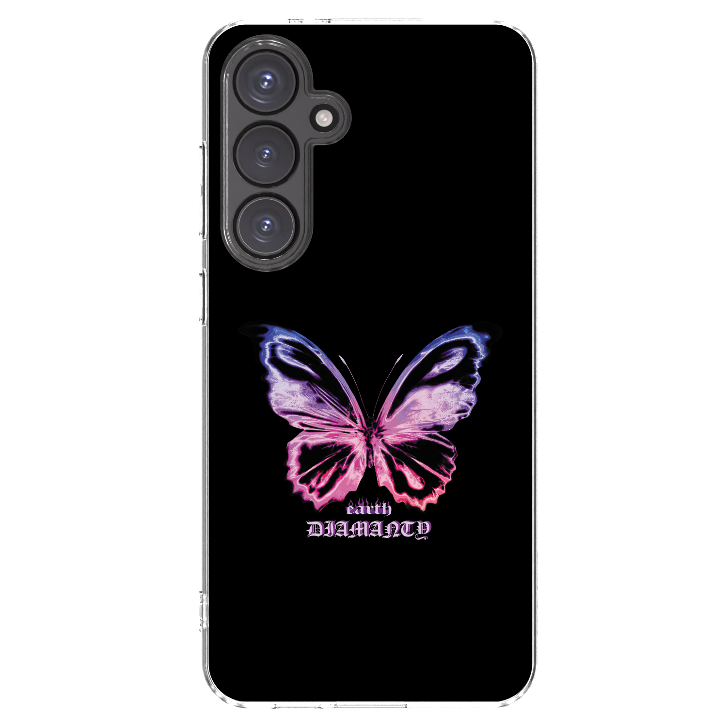Picasee διαφανής θήκη σιλικόνης Samsung Galaxy S24 FE S721B - Diamanty Purple