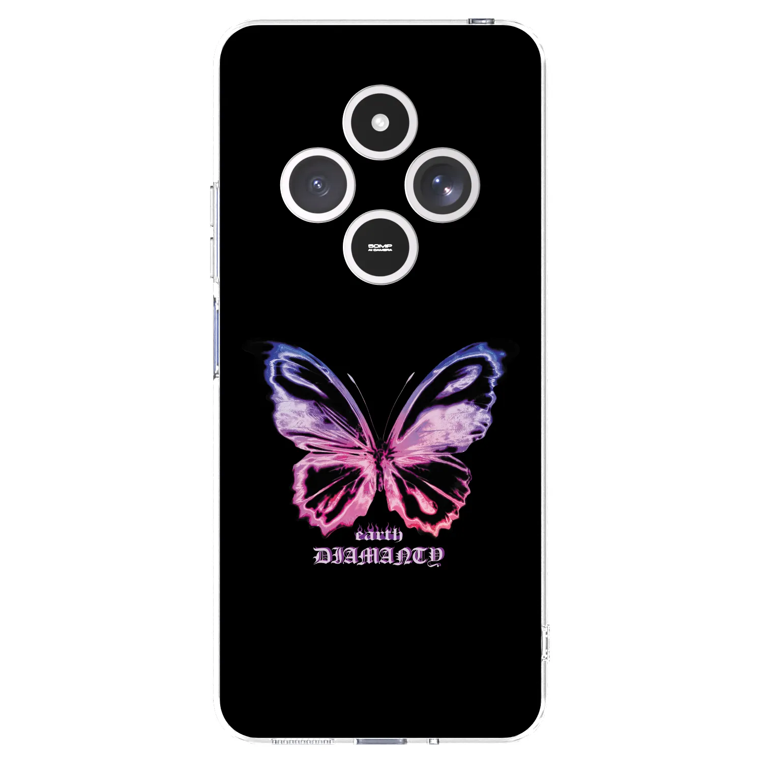 Picasee διαφανής θήκη σιλικόνης Xiaomi Redmi 14C - Diamanty Purple