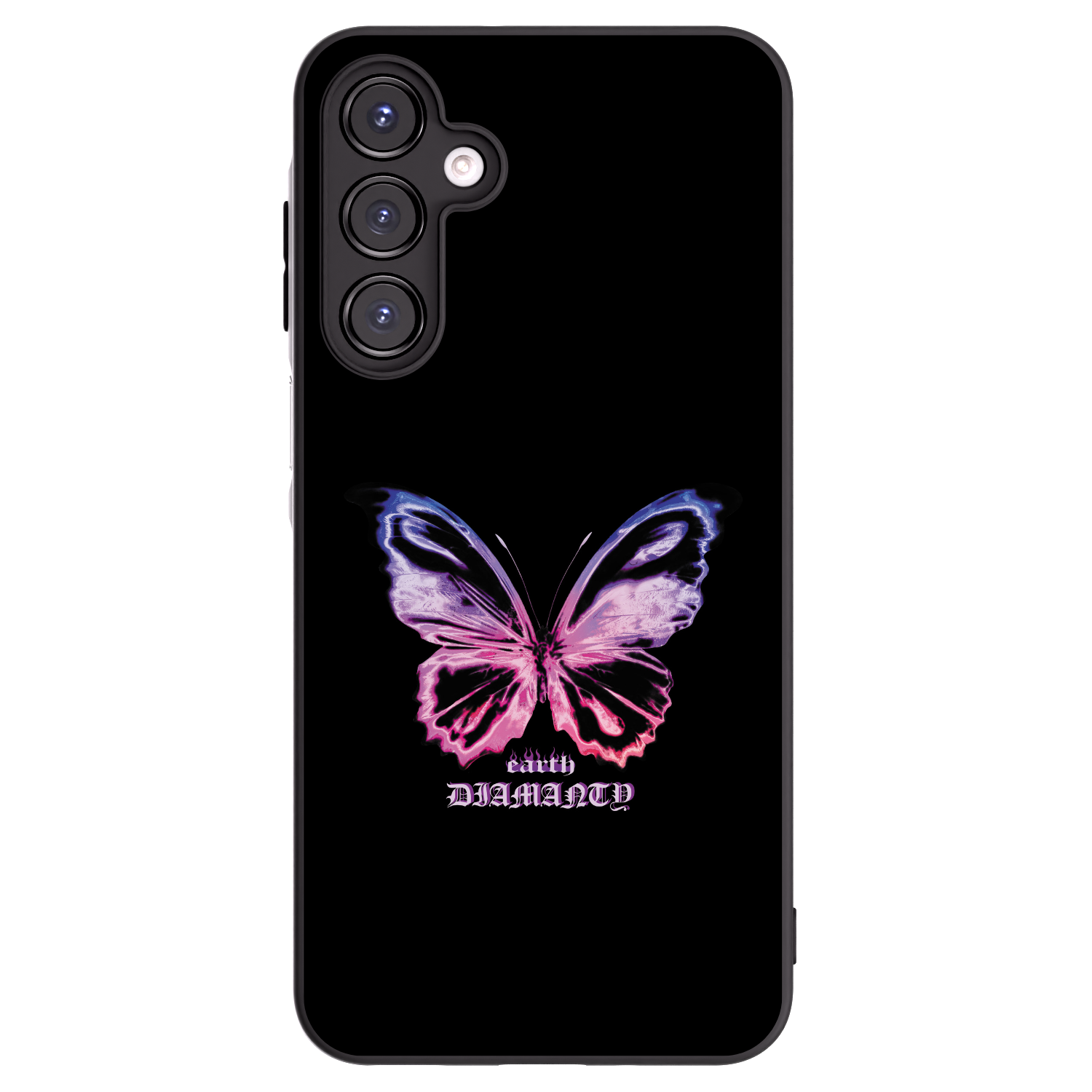Picasee Μαύρη θήκη σιλικόνης για Samsung Galaxy A16 5G - Diamanty Purple