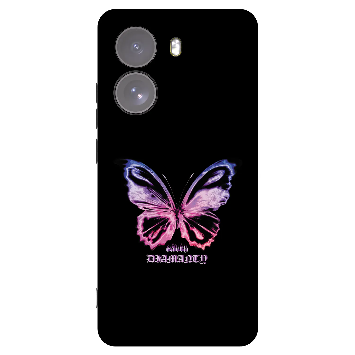 Picasee Μαύρη θήκη σιλικόνης για Xiaomi Poco X7 - Diamanty Purple