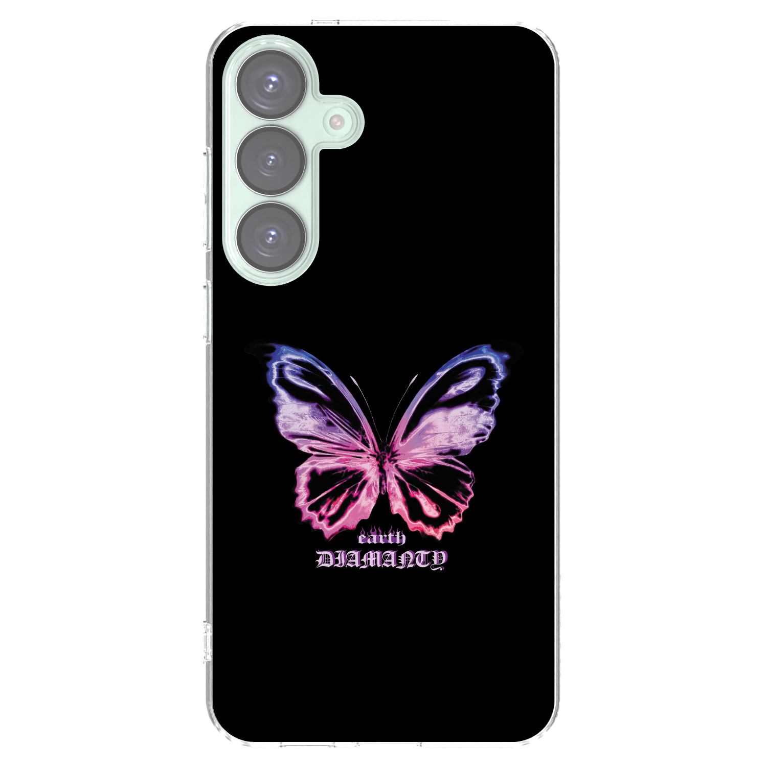 Picasee διαφανής θήκη σιλικόνης Samsung Galaxy S25+ 5G - Diamanty Purple