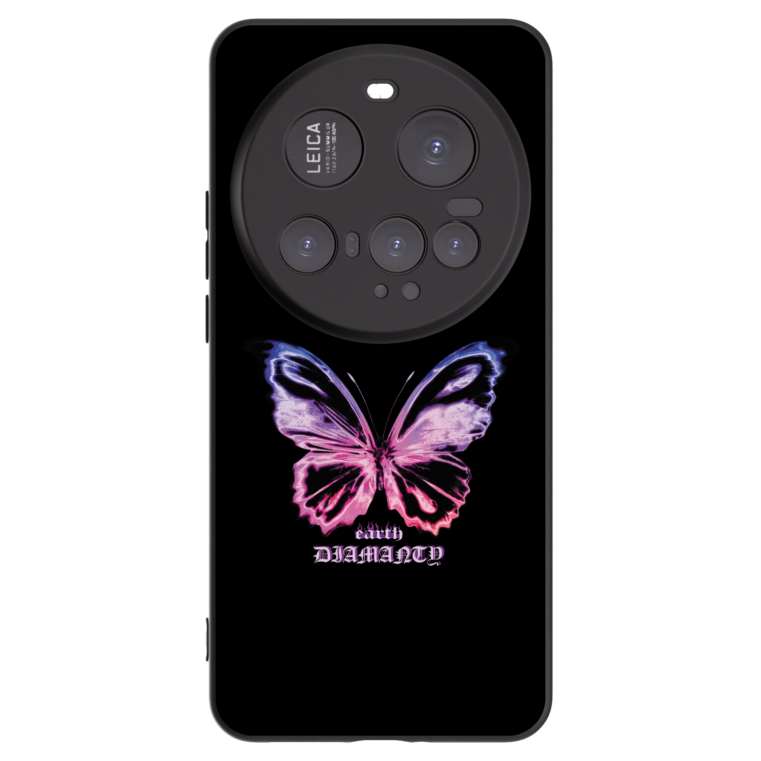 Picasee Μαύρη θήκη σιλικόνης για Xiaomi 15 Ultra - Diamanty Purple