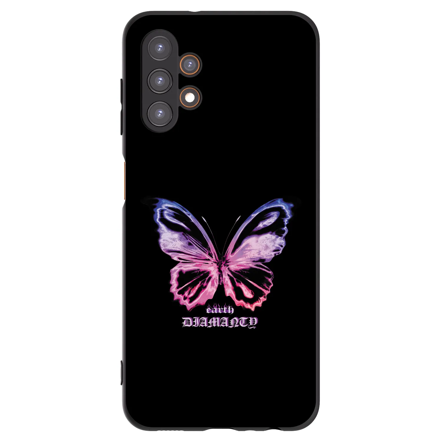 Picasee Μαύρη θήκη σιλικόνης για Samsung Galaxy A13 5G - Diamanty Purple