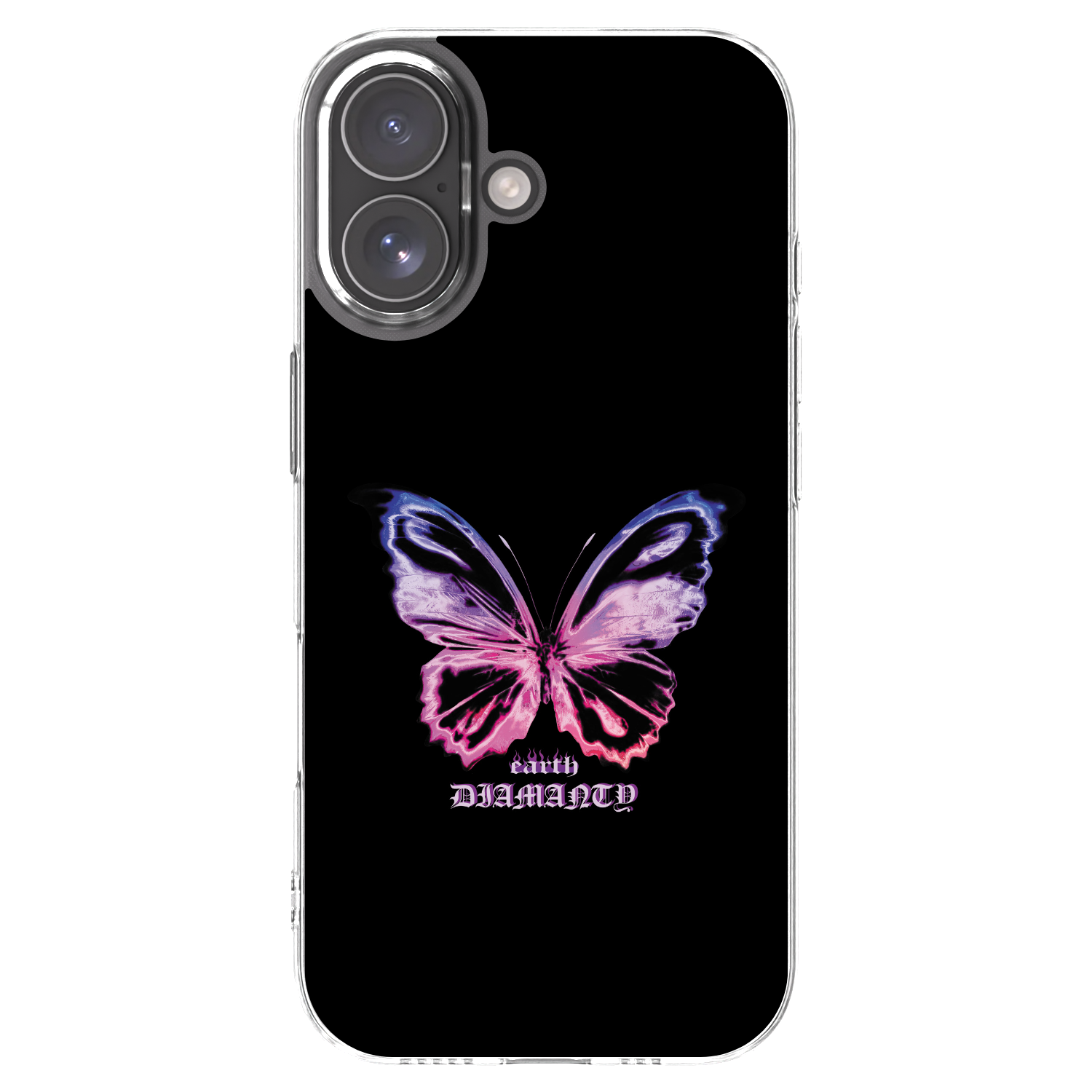Picasee διαφανής θήκη σιλικόνης Apple iPhone 17 - Diamanty Purple
