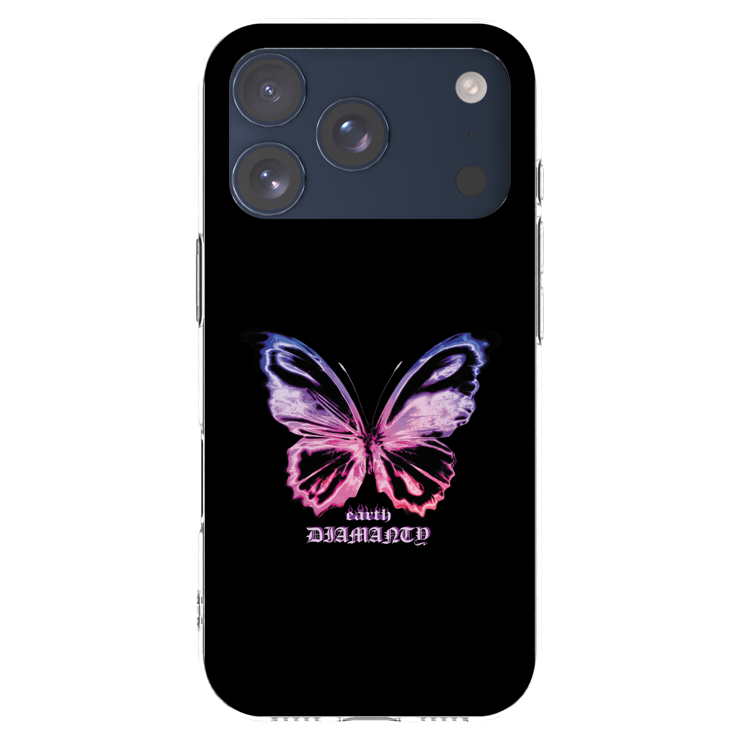 Picasee διαφανής θήκη σιλικόνης Apple iPhone 17 Pro - Diamanty Purple