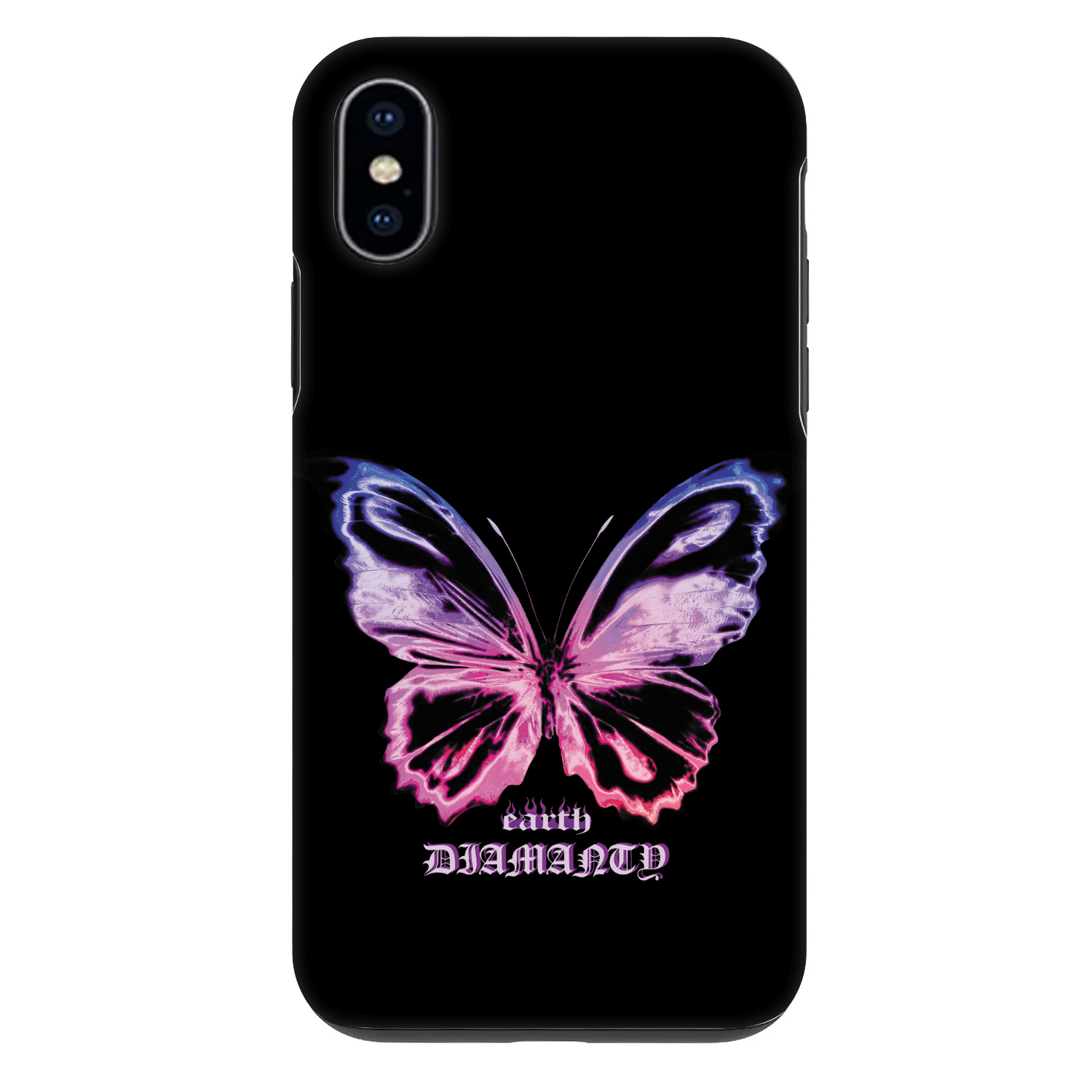 Picasee Fashion Case για Apple iPhone X/XS - Diamanty Purple