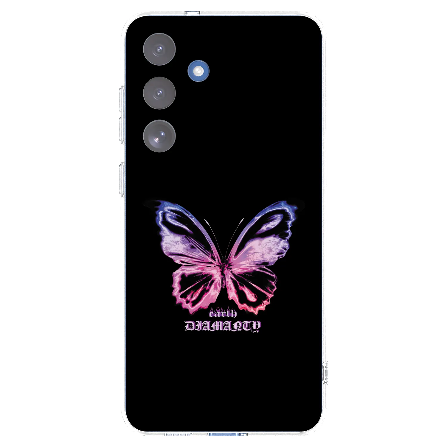 Picasee διαφανής θήκη σιλικόνης Samsung Galaxy S25 FE 5G - Diamanty Purple