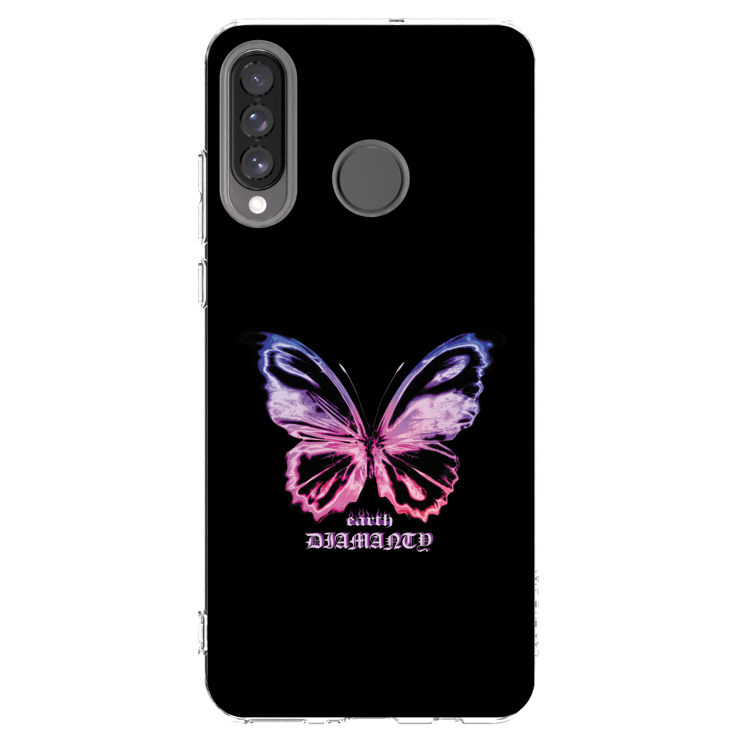 Picasee διαφανής θήκη σιλικόνης Huawei P30 Lite - Diamanty Purple