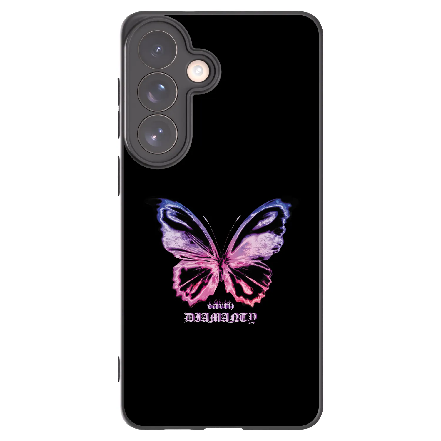 Picasee Μαύρη θήκη σιλικόνης για Samsung Galaxy S26+ - Diamanty Purple